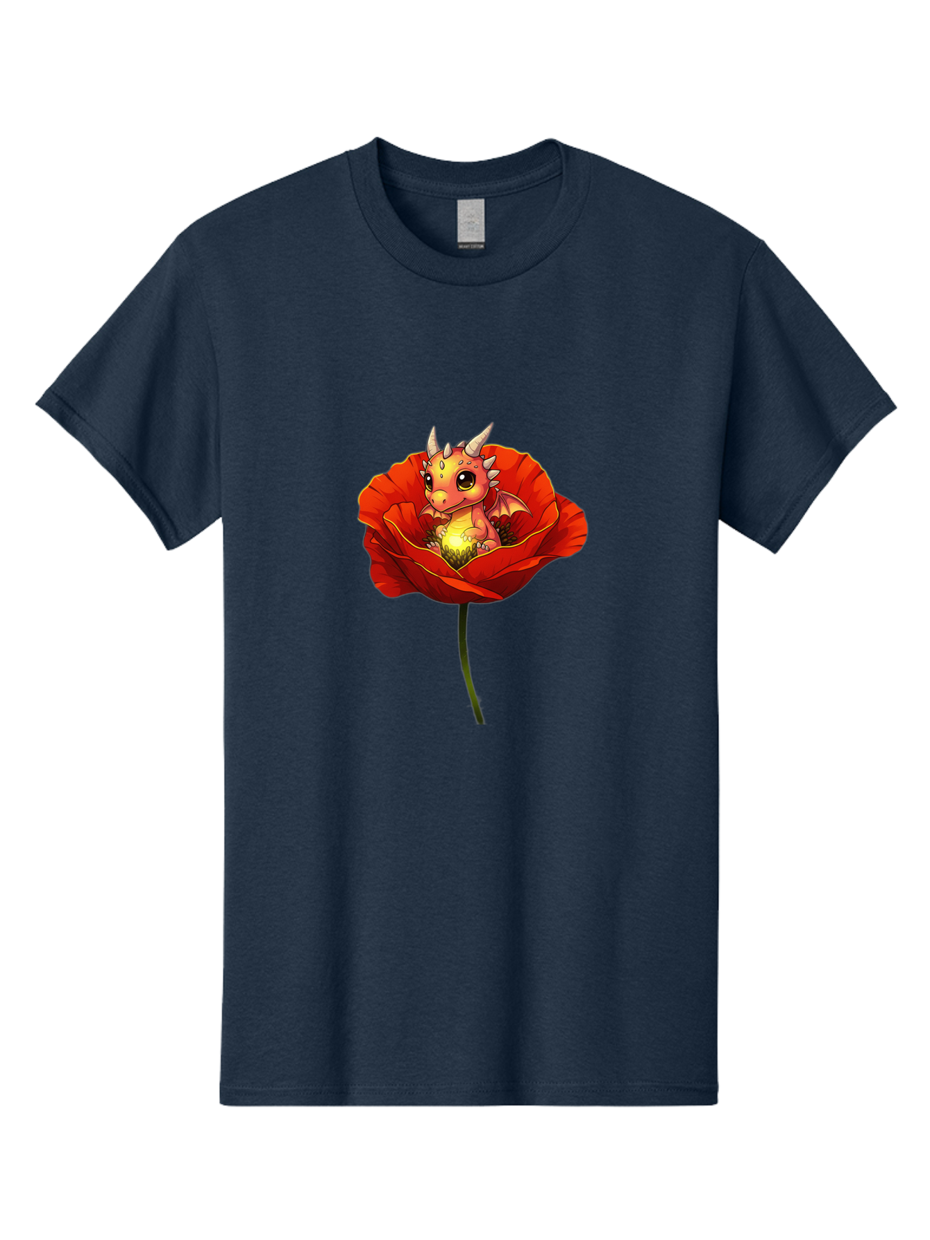 Dragon-In-Poppy-2 Men'S Graphic Tee, 100% Cotton, Comfortable Casual Summer Wear, Machine Washable, Vintage Camera, Old Camera, Antique Camera, Black Camera, Classic Photography, Photography Equipment, Nostalgic Device, Film Camera, Camera Art Baj442