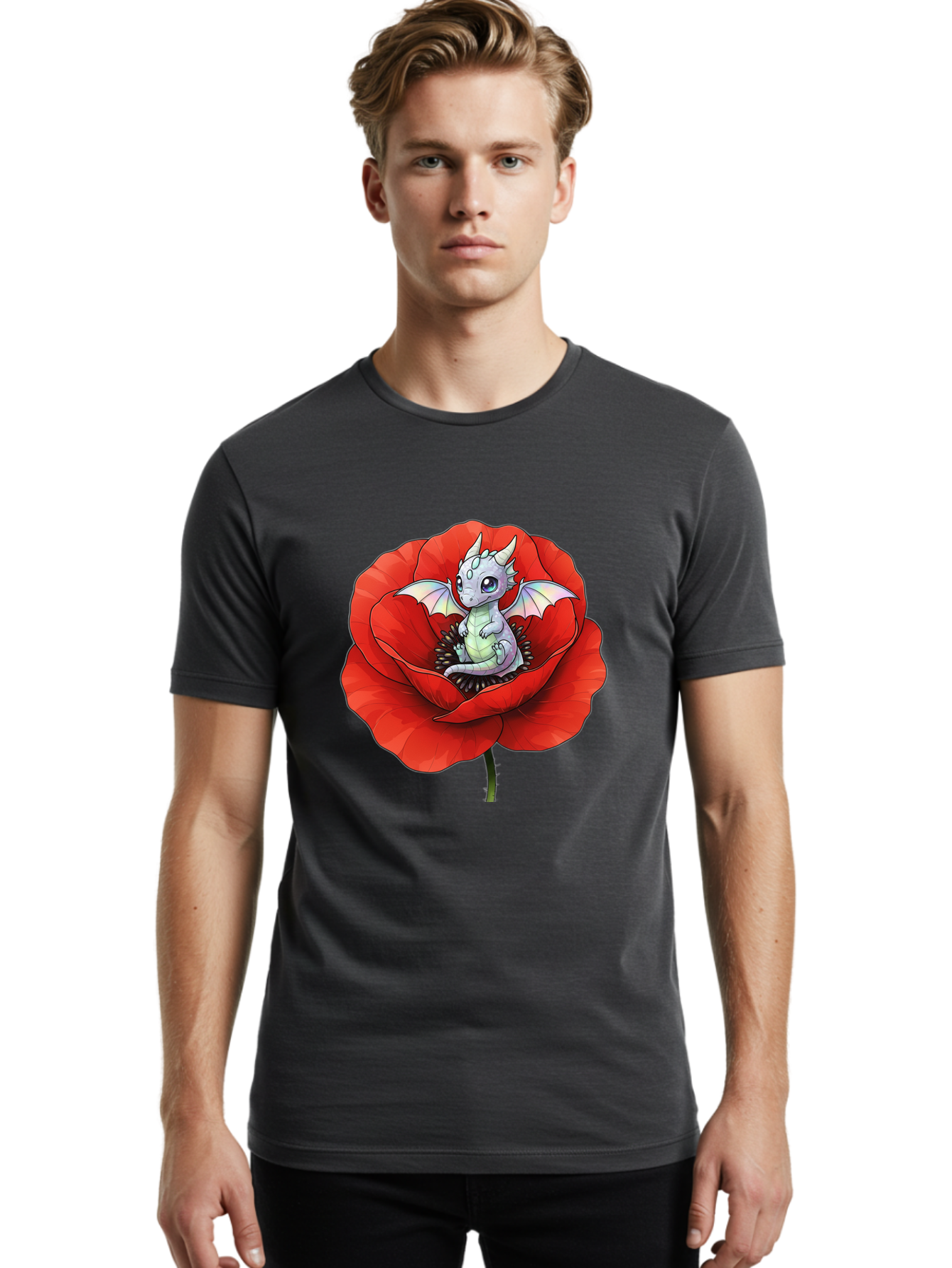 Dragon-In-Poppy Men'S Graphic Tee, 100% Cotton, Comfortable Casual Summer Wear, Machine Washable, Vintage Camera, Old Camera, Antique Camera, Black Camera, Classic Photography, Photography Equipment, Nostalgic Device, Film Camera, Camera Art Baj444
