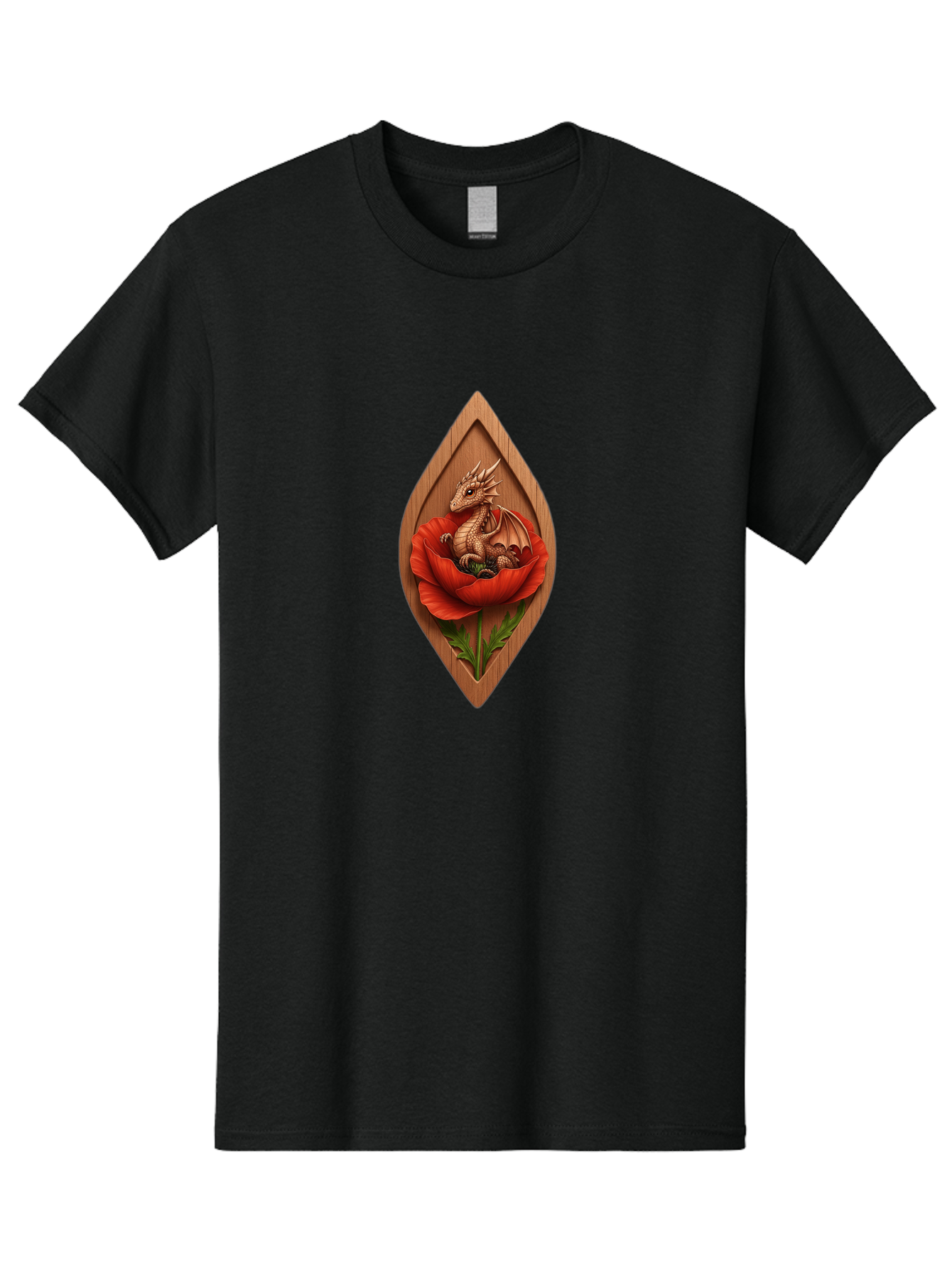 Dragon-In-Red-Poppy Men'S Graphic Tee, 100% Cotton, Comfortable Casual Summer Wear, Machine Washable, Vintage Camera, Old Camera, Antique Camera, Black Camera, Classic Photography, Photography Equipment, Nostalgic Device, Film Camera, Baj446