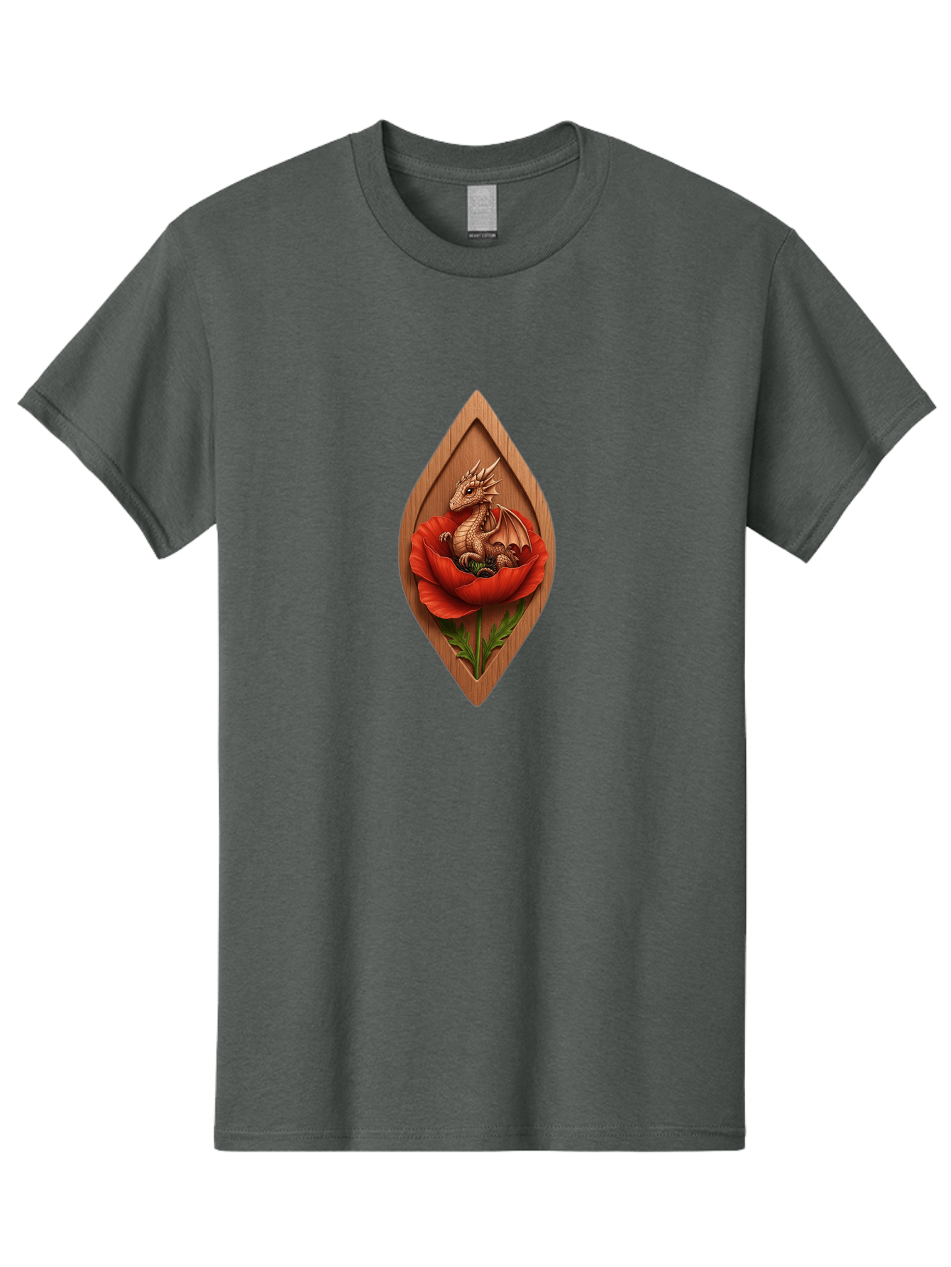Dragon-In-Red-Poppy Men'S Graphic Tee, 100% Cotton, Comfortable Casual Summer Wear, Machine Washable, Vintage Camera, Old Camera, Antique Camera, Black Camera, Classic Photography, Photography Equipment, Nostalgic Device, Film Camera, Baj446