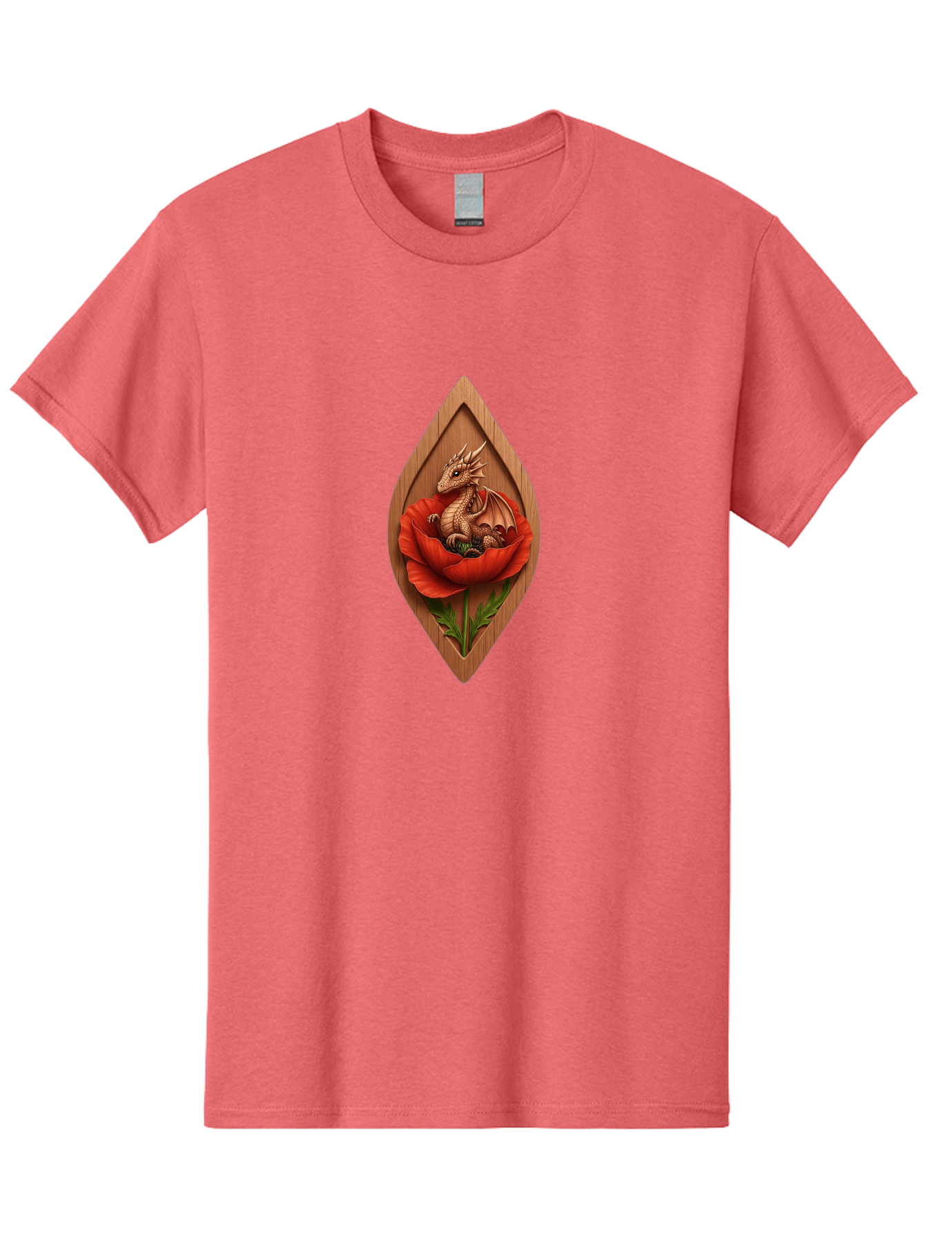 Dragon-In-Red-Poppy Men'S Graphic Tee, 100% Cotton, Comfortable Casual Summer Wear, Machine Washable, Vintage Camera, Old Camera, Antique Camera, Black Camera, Classic Photography, Photography Equipment, Nostalgic Device, Film Camera, Baj446