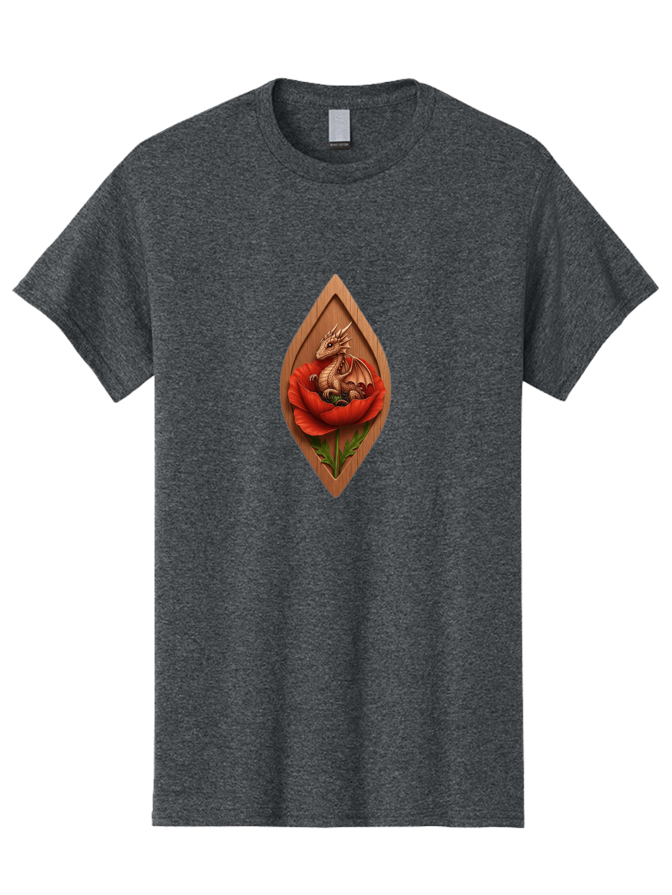 Dragon-In-Red-Poppy Men'S Graphic Tee, 100% Cotton, Comfortable Casual Summer Wear, Machine Washable, Vintage Camera, Old Camera, Antique Camera, Black Camera, Classic Photography, Photography Equipment, Nostalgic Device, Film Camera, Baj446