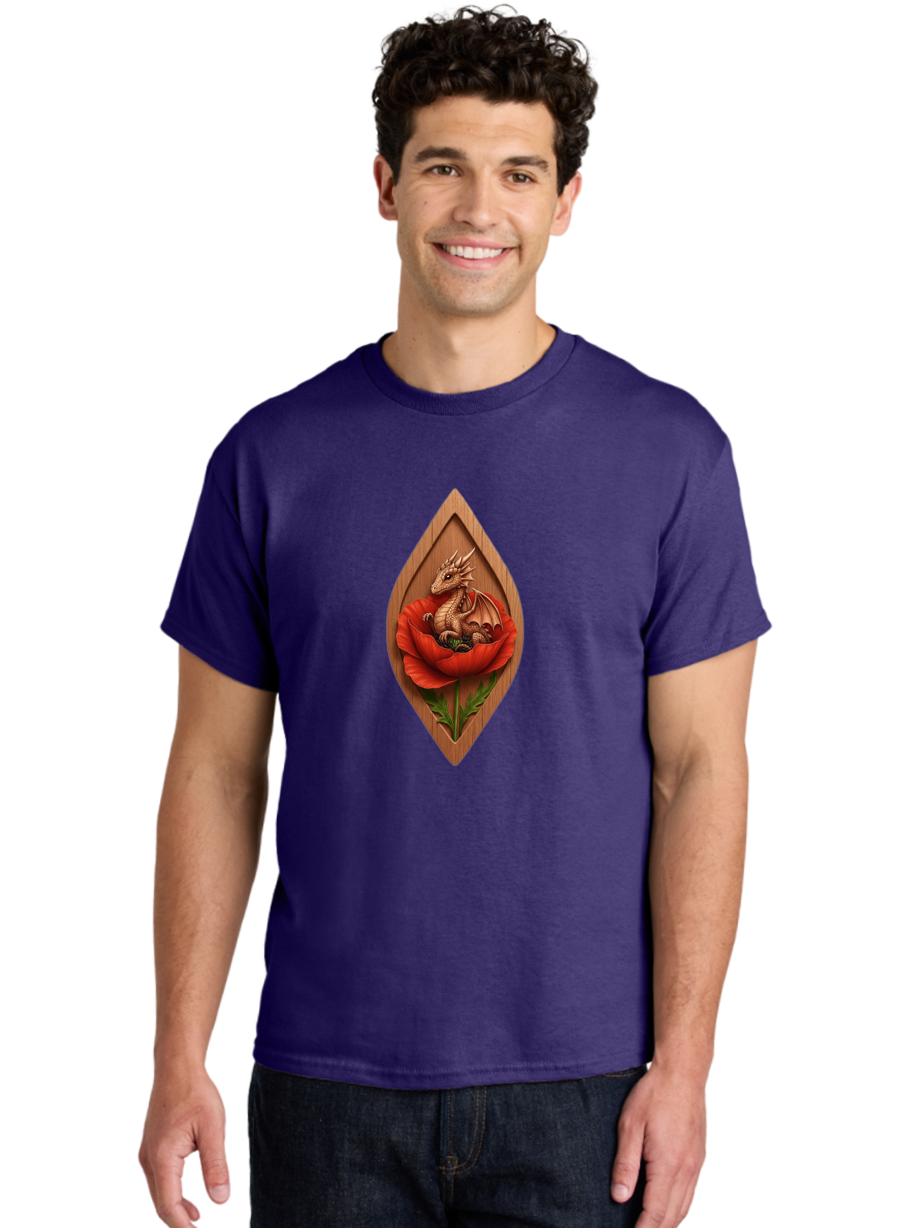 Dragon-In-Red-Poppy Men'S Graphic Tee, 100% Cotton, Comfortable Casual Summer Wear, Machine Washable, Vintage Camera, Old Camera, Antique Camera, Black Camera, Classic Photography, Photography Equipment, Nostalgic Device, Film Camera, Baj446