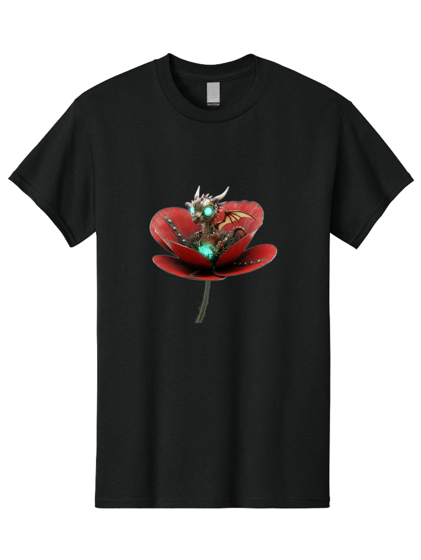 Dragon-In-Red-Tulip Men'S Graphic Tee, 100% Cotton, Comfortable Casual Summer Wear, Machine Washable, Vintage Camera, Old Camera, Antique Camera, Black Camera, Classic Photography, Photography Equipment, Nostalgic Device, Film Camera, Baj447