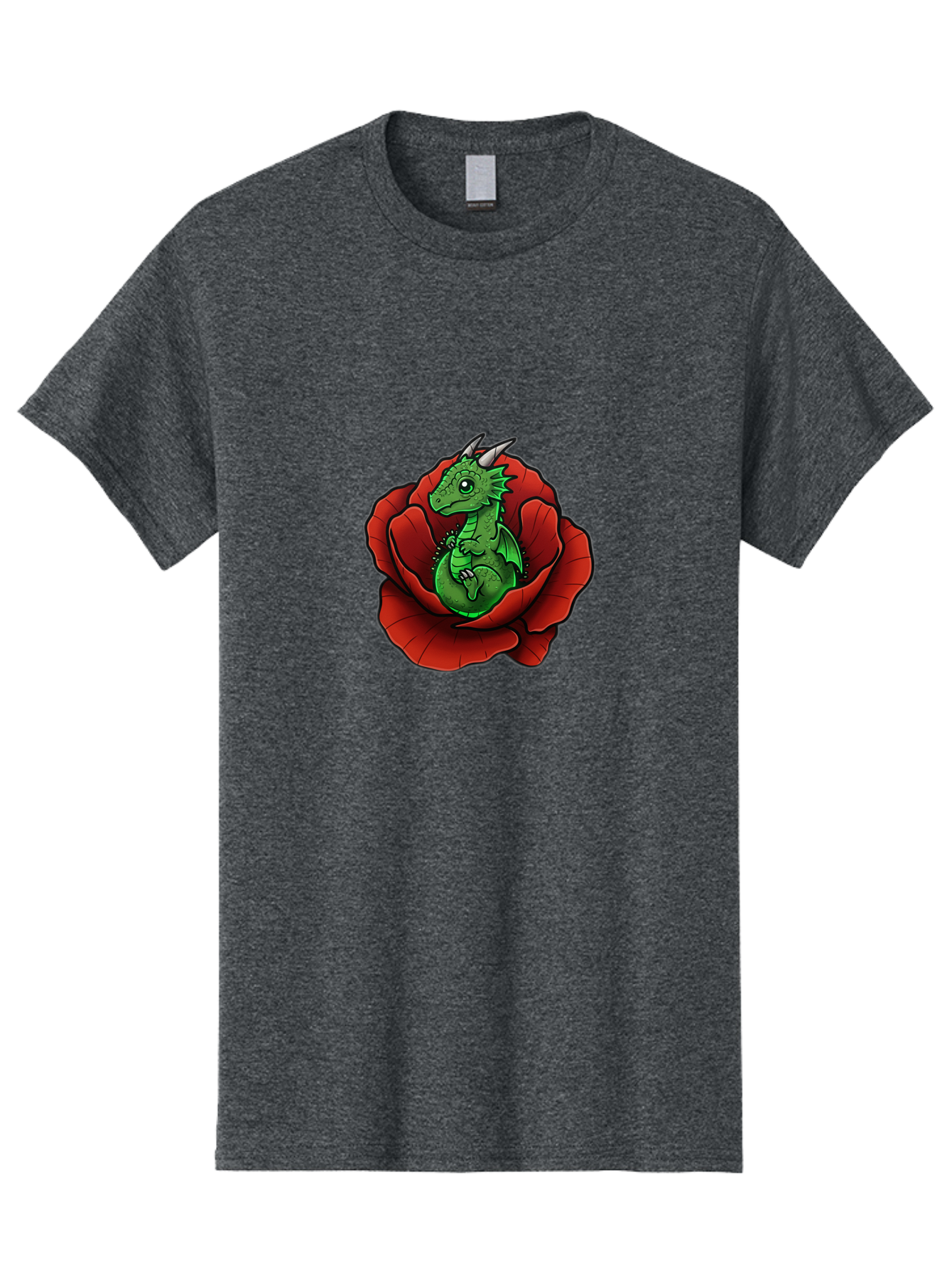 Dragon-In-Rose-1 Men'S Graphic Tee, 100% Cotton, Comfortable Casual Summer Wear, Machine Washable, Vintage Camera, Old Camera, Antique Camera, Black Camera, Classic Photography, Photography Equipment, Nostalgic Device, Film Camera, Camera Art Baj448