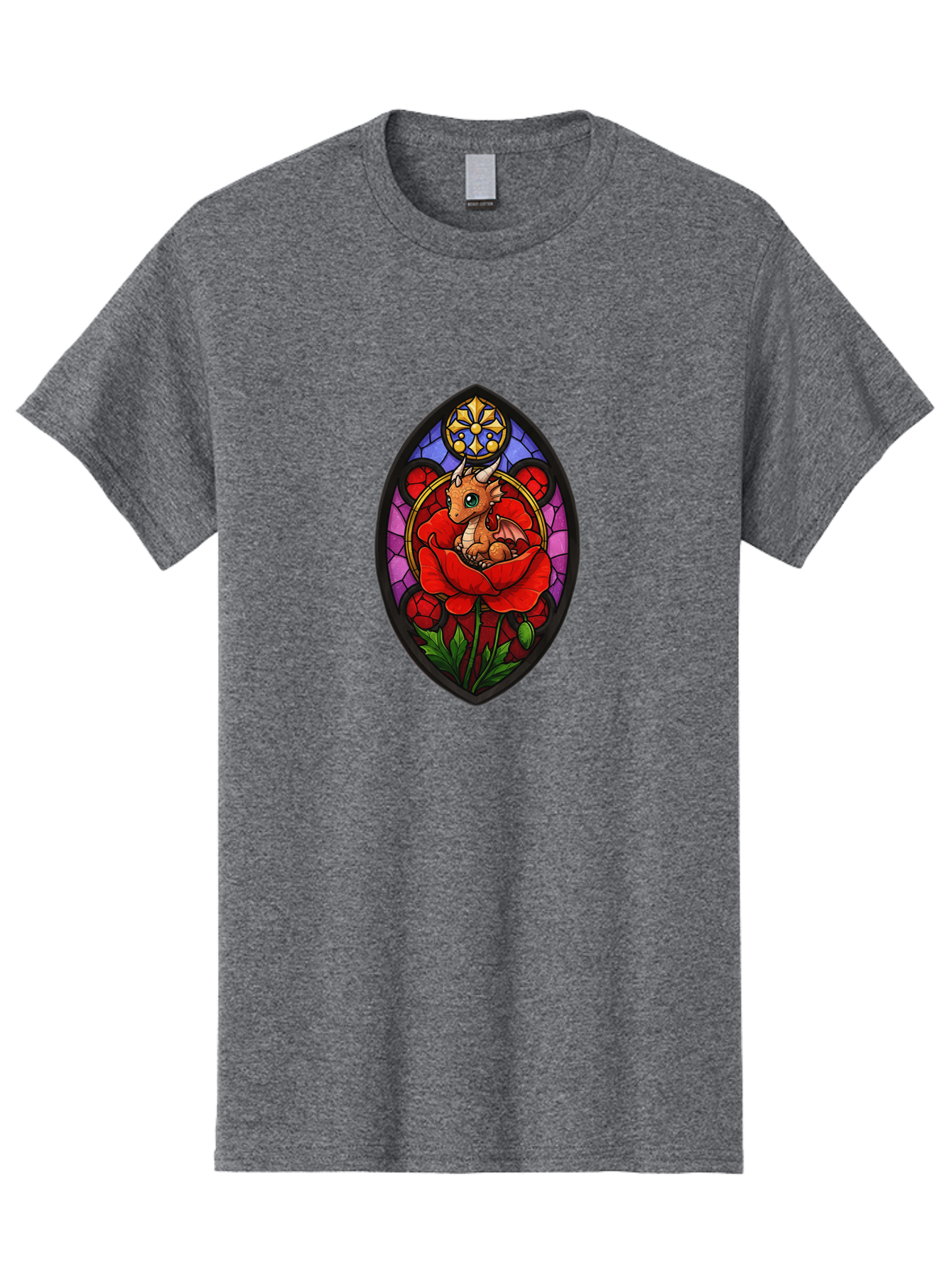 Dragon-In-Rose-2 Men'S Graphic Tee, 100% Cotton, Comfortable Casual Summer Wear, Machine Washable, Vintage Camera, Old Camera, Antique Camera, Black Camera, Classic Photography, Photography Equipment, Nostalgic Device, Film Camera, Camera Art Baj449