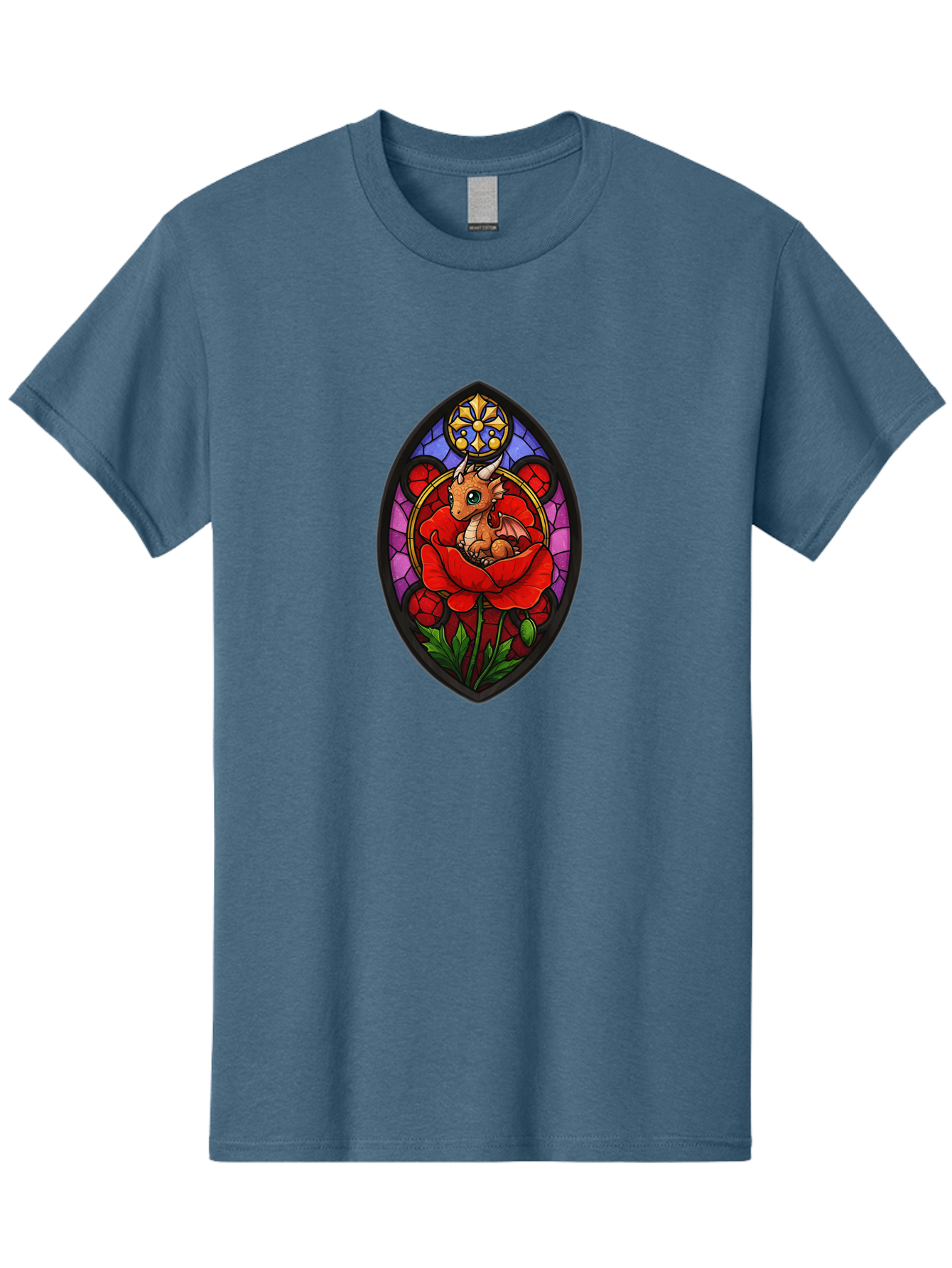 Dragon-In-Rose-2 Men'S Graphic Tee, 100% Cotton, Comfortable Casual Summer Wear, Machine Washable, Vintage Camera, Old Camera, Antique Camera, Black Camera, Classic Photography, Photography Equipment, Nostalgic Device, Film Camera, Camera Art Baj449