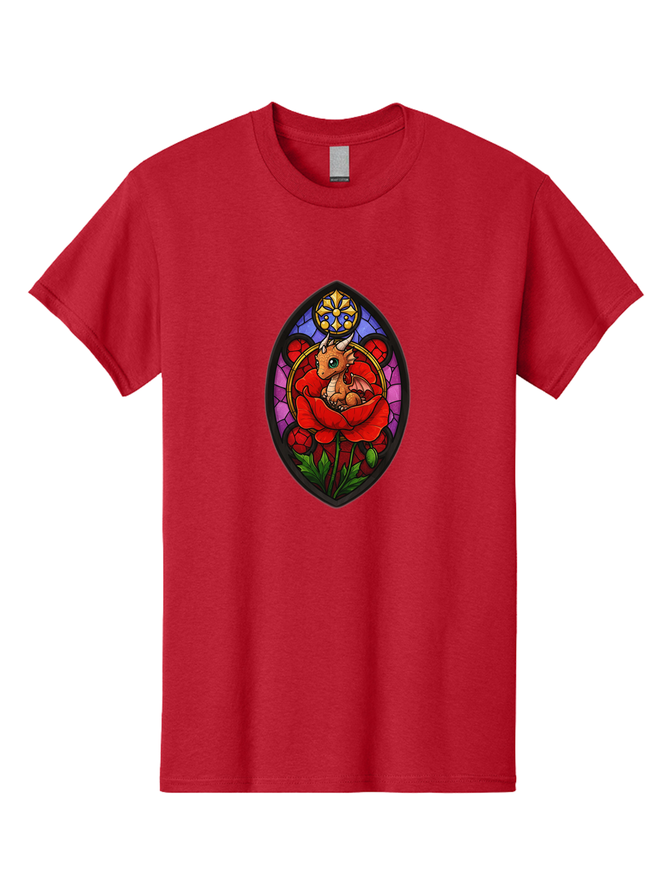 Dragon-In-Rose-2 Men'S Graphic Tee, 100% Cotton, Comfortable Casual Summer Wear, Machine Washable, Vintage Camera, Old Camera, Antique Camera, Black Camera, Classic Photography, Photography Equipment, Nostalgic Device, Film Camera, Camera Art Baj449