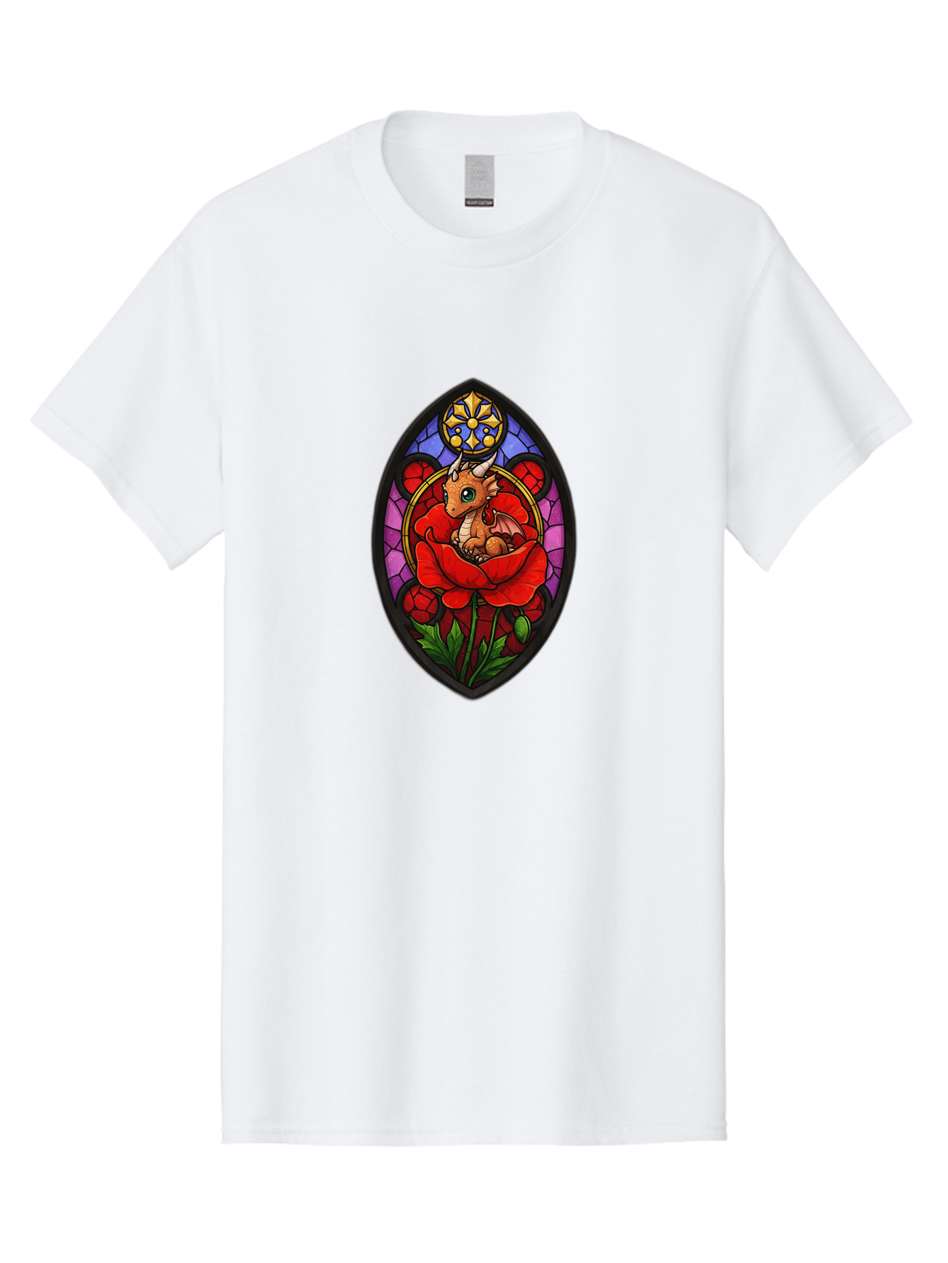Dragon-In-Rose-2 Men'S Graphic Tee, 100% Cotton, Comfortable Casual Summer Wear, Machine Washable, Vintage Camera, Old Camera, Antique Camera, Black Camera, Classic Photography, Photography Equipment, Nostalgic Device, Film Camera, Camera Art Baj449