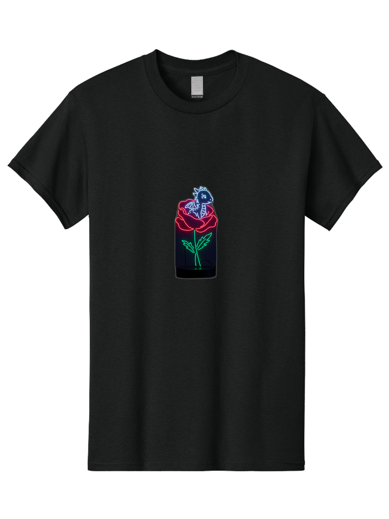Dragon-In-Rose-3 Men'S Graphic Tee, 100% Cotton, Comfortable Casual Summer Wear, Machine Washable, Vintage Camera, Old Camera, Antique Camera, Black Camera, Classic Photography, Photography Equipment, Nostalgic Device, Film Camera, Camera Art Baj450