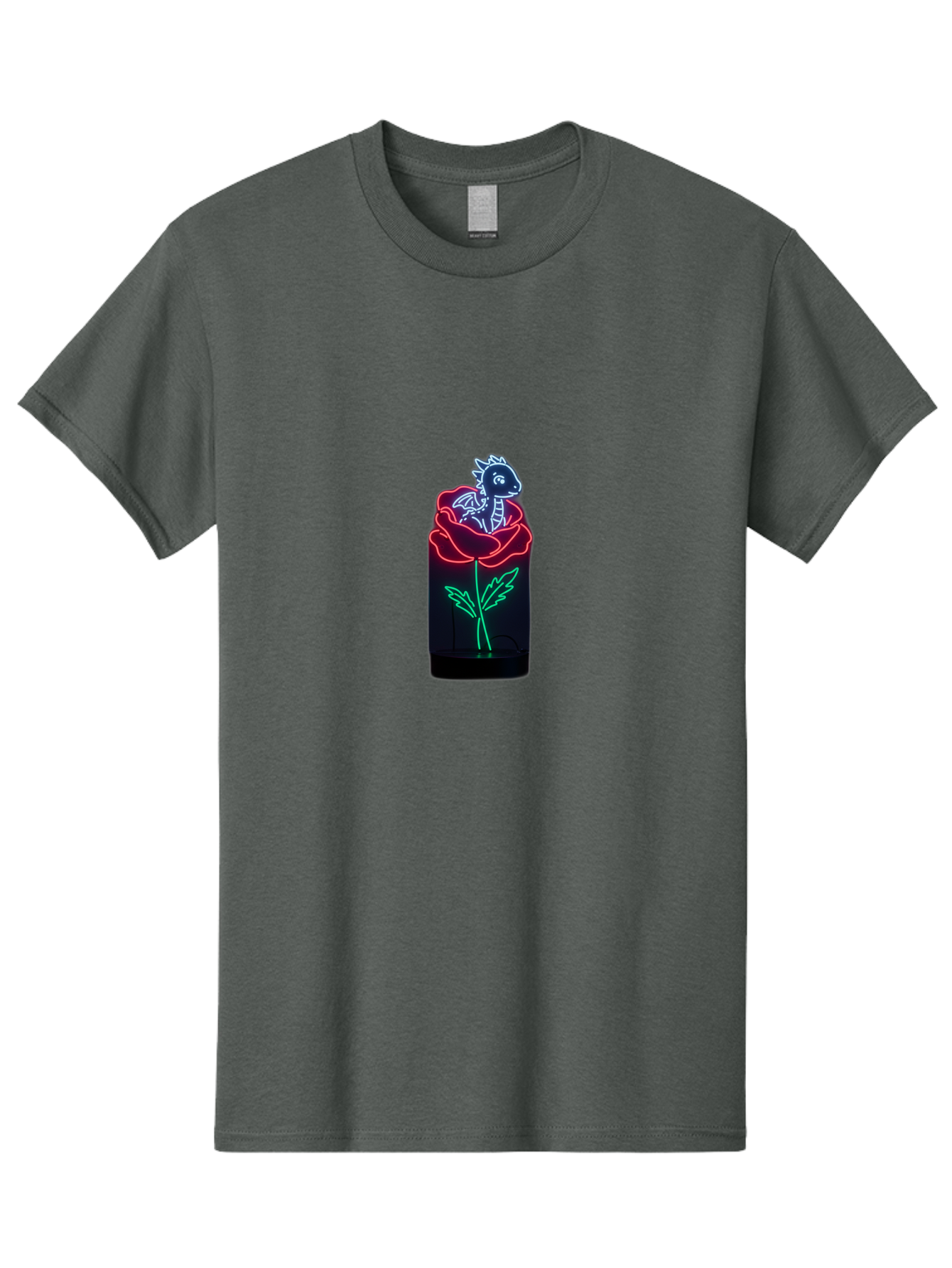 Dragon-In-Rose-3 Men'S Graphic Tee, 100% Cotton, Comfortable Casual Summer Wear, Machine Washable, Vintage Camera, Old Camera, Antique Camera, Black Camera, Classic Photography, Photography Equipment, Nostalgic Device, Film Camera, Camera Art Baj450