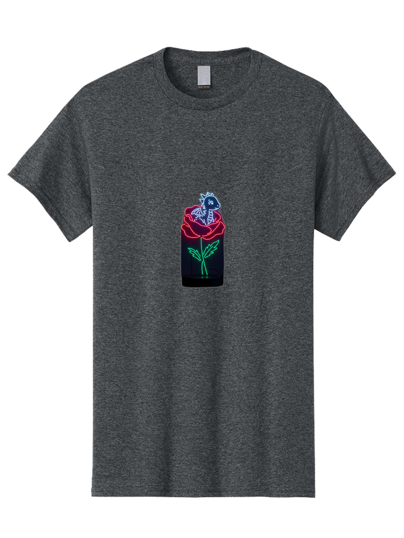 Dragon-In-Rose-3 Men'S Graphic Tee, 100% Cotton, Comfortable Casual Summer Wear, Machine Washable, Vintage Camera, Old Camera, Antique Camera, Black Camera, Classic Photography, Photography Equipment, Nostalgic Device, Film Camera, Camera Art Baj450