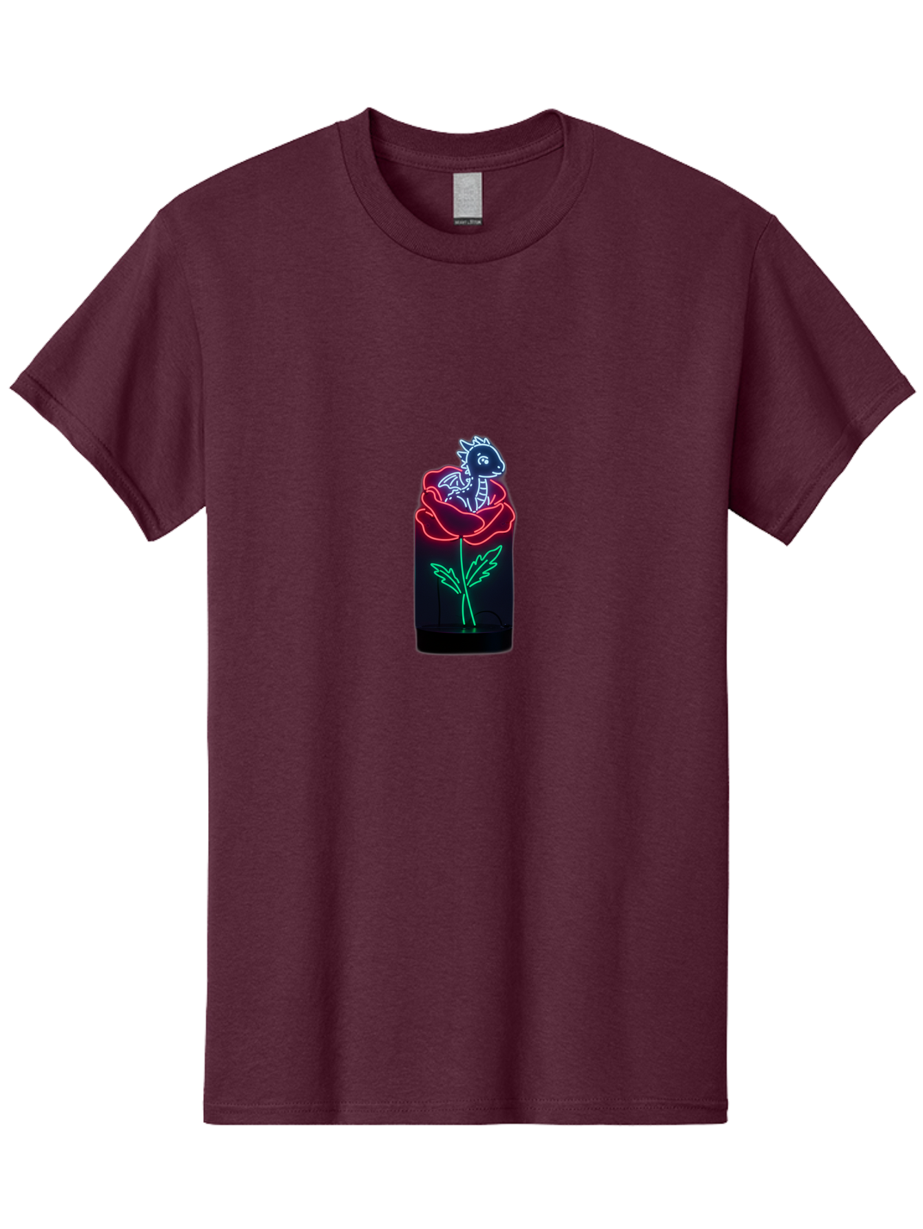 Dragon-In-Rose-3 Men'S Graphic Tee, 100% Cotton, Comfortable Casual Summer Wear, Machine Washable, Vintage Camera, Old Camera, Antique Camera, Black Camera, Classic Photography, Photography Equipment, Nostalgic Device, Film Camera, Camera Art Baj450