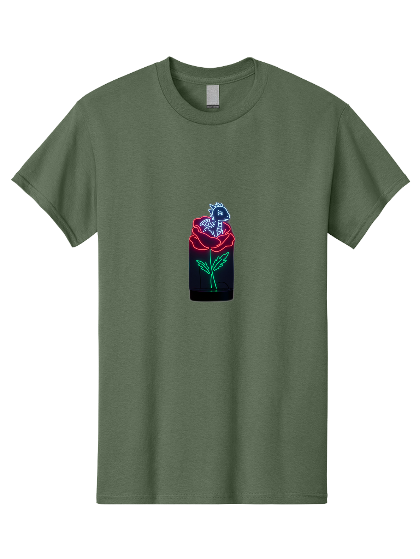 Dragon-In-Rose-3 Men'S Graphic Tee, 100% Cotton, Comfortable Casual Summer Wear, Machine Washable, Vintage Camera, Old Camera, Antique Camera, Black Camera, Classic Photography, Photography Equipment, Nostalgic Device, Film Camera, Camera Art Baj450