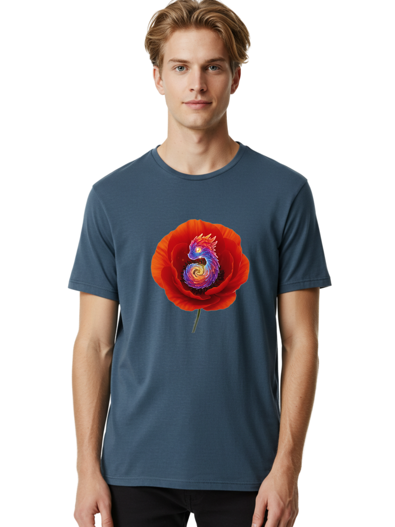 Dragon-In-Rose Men'S Graphic Tee, 100% Cotton, Comfortable Casual Summer Wear, Machine Washable, Vintage Camera, Old Camera, Antique Camera, Black Camera, Classic Photography, Photography Equipment, Nostalgic Device, Film Camera, Camera Art Baj451