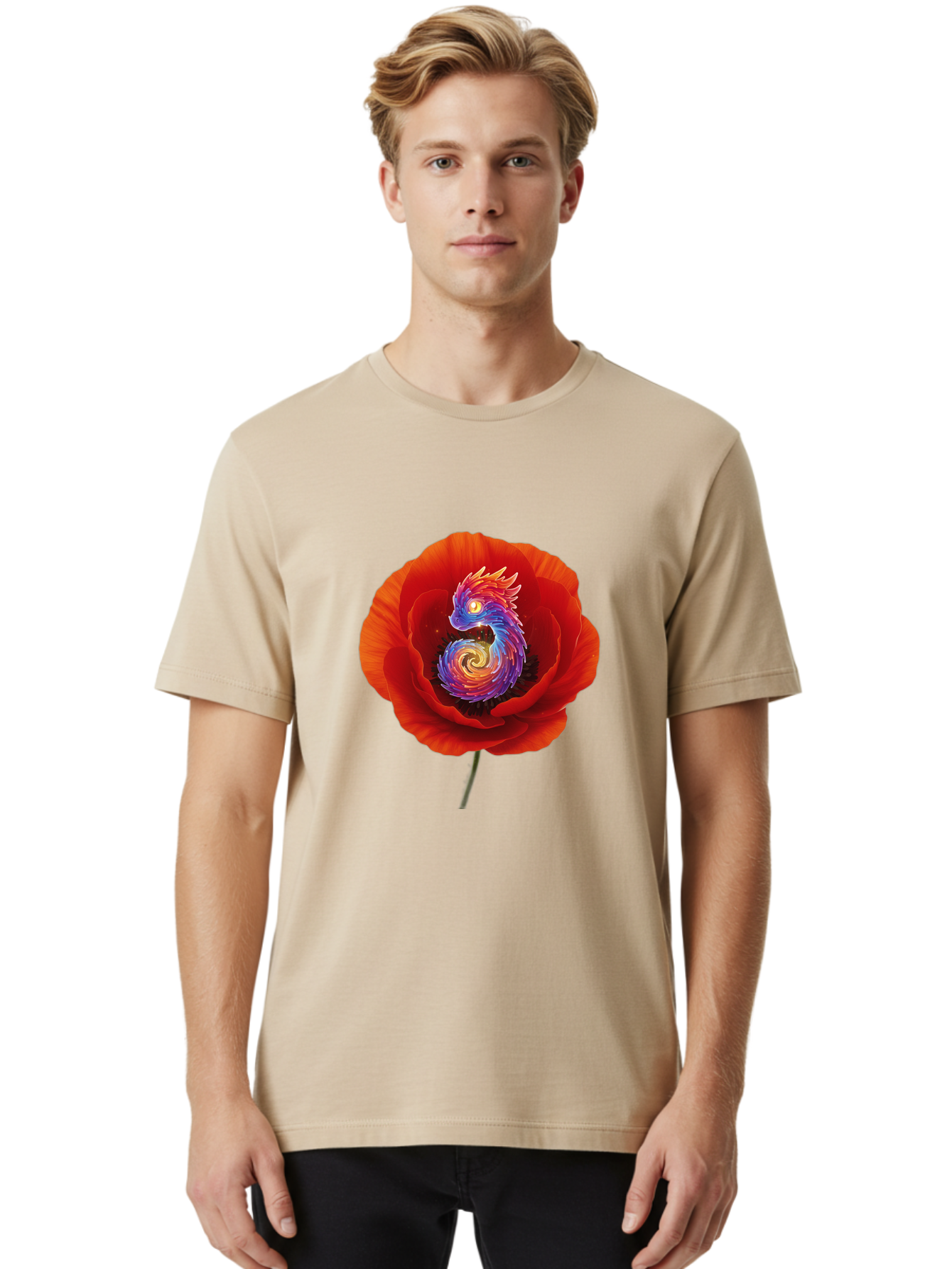 Dragon-In-Rose Men'S Graphic Tee, 100% Cotton, Comfortable Casual Summer Wear, Machine Washable, Vintage Camera, Old Camera, Antique Camera, Black Camera, Classic Photography, Photography Equipment, Nostalgic Device, Film Camera, Camera Art Baj451