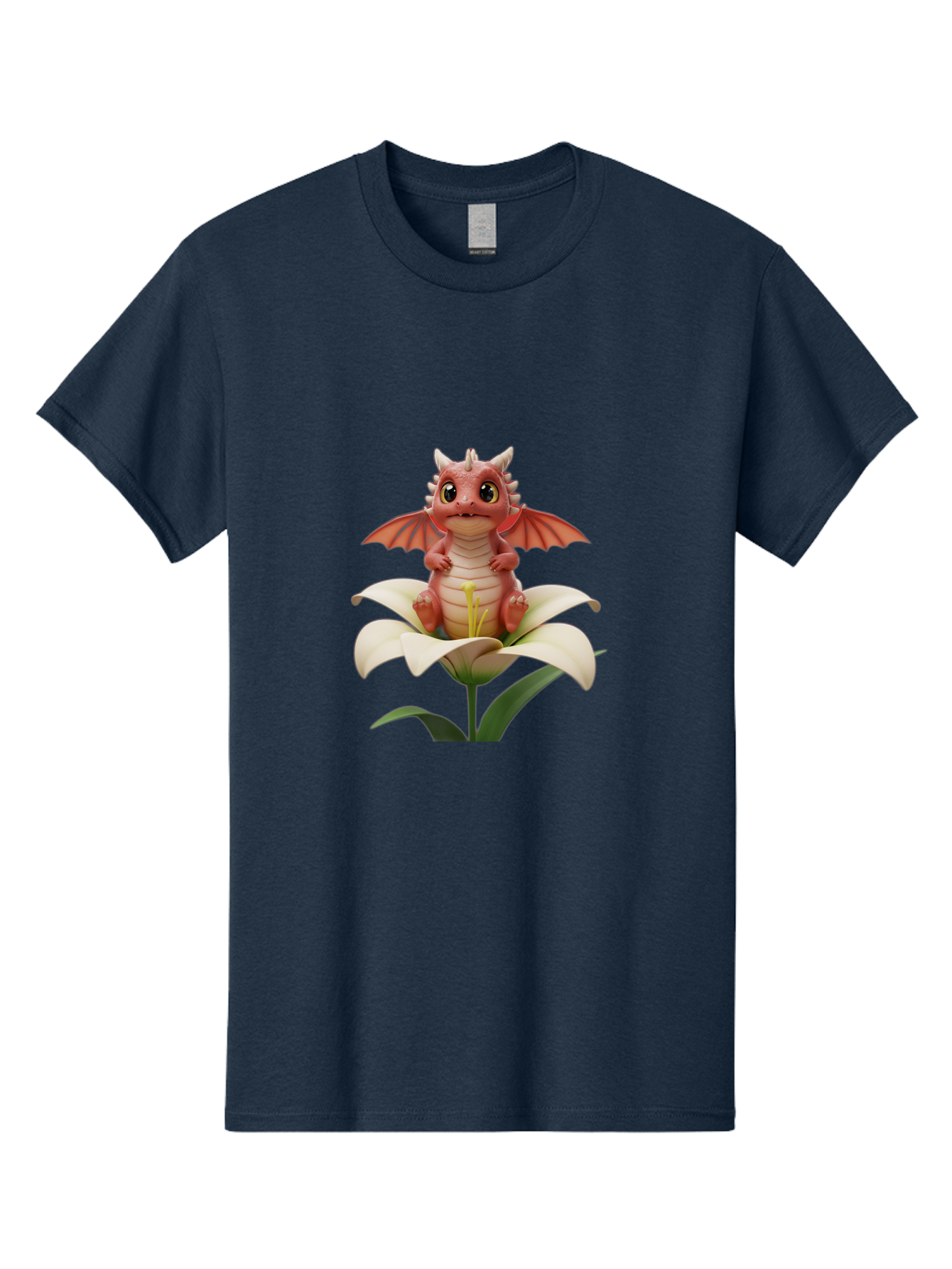 Dragon-On-Flower-1 Men'S Graphic Tee, 100% Cotton, Comfortable Casual Summer Wear, Machine Washable, Vintage Camera, Old Camera, Antique Camera, Black Camera, Classic Photography, Photography Equipment, Nostalgic Device, Film Camera, Baj453