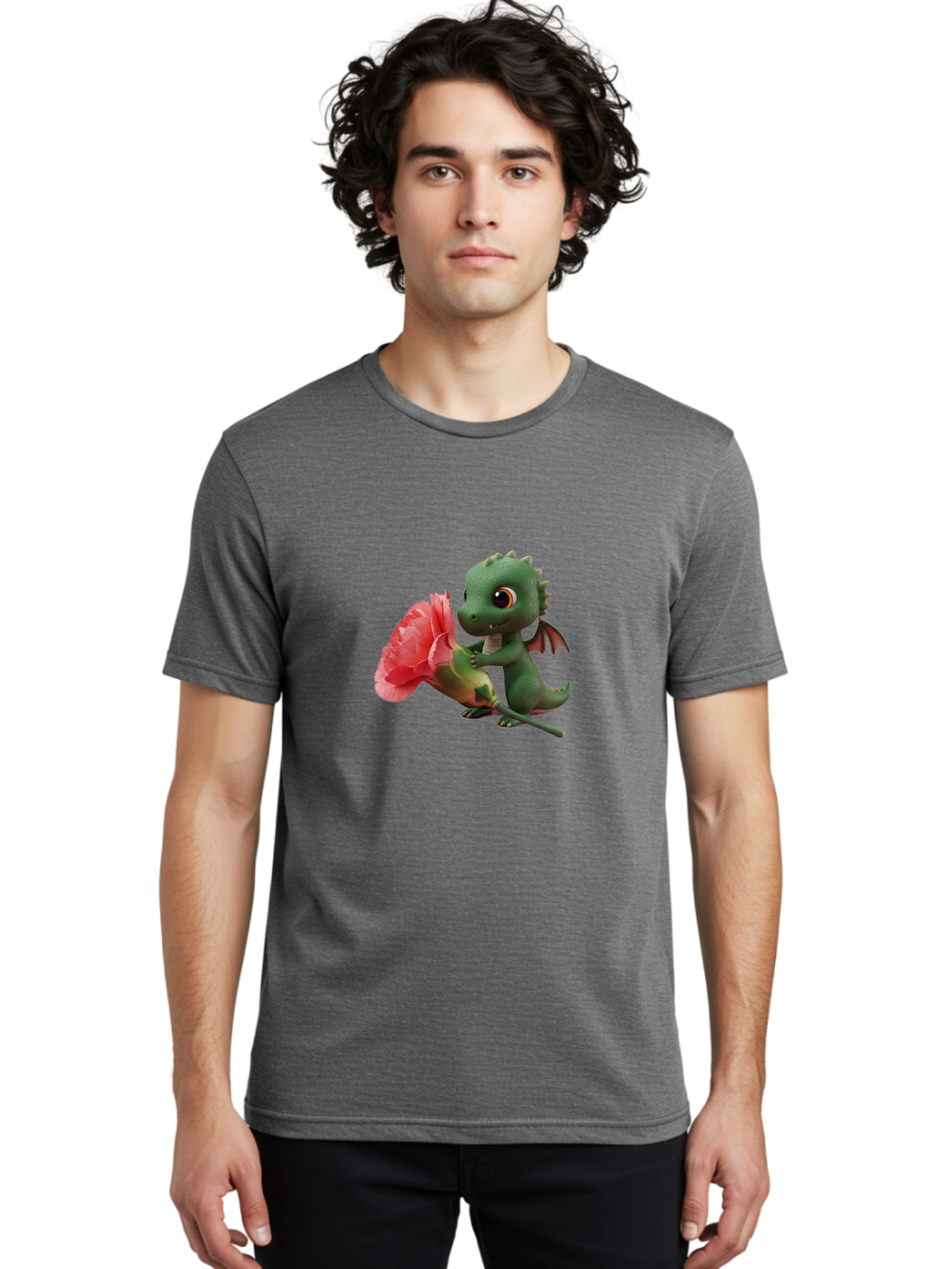 Dragon-With-Flower Men'S Graphic Tee, 100% Cotton, Comfortable Casual Summer Wear, Machine Washable, Vintage Camera, Old Camera, Antique Camera, Black Camera, Classic Photography, Photography Equipment, Nostalgic Device, Film Camera, Baj457