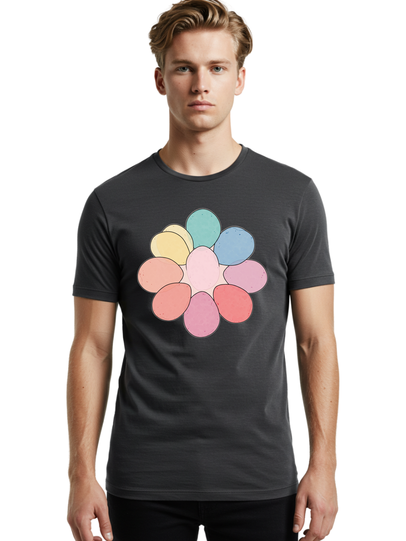 Easter-Eggs Men'S Graphic Tee, 100% Cotton, Comfortable Casual Summer Wear, Machine Washable, Vintage Camera, Old Camera, Antique Camera, Black Camera, Classic Photography, Photography Equipment, Nostalgic Device, Film Camera, Camera Art Baj462
