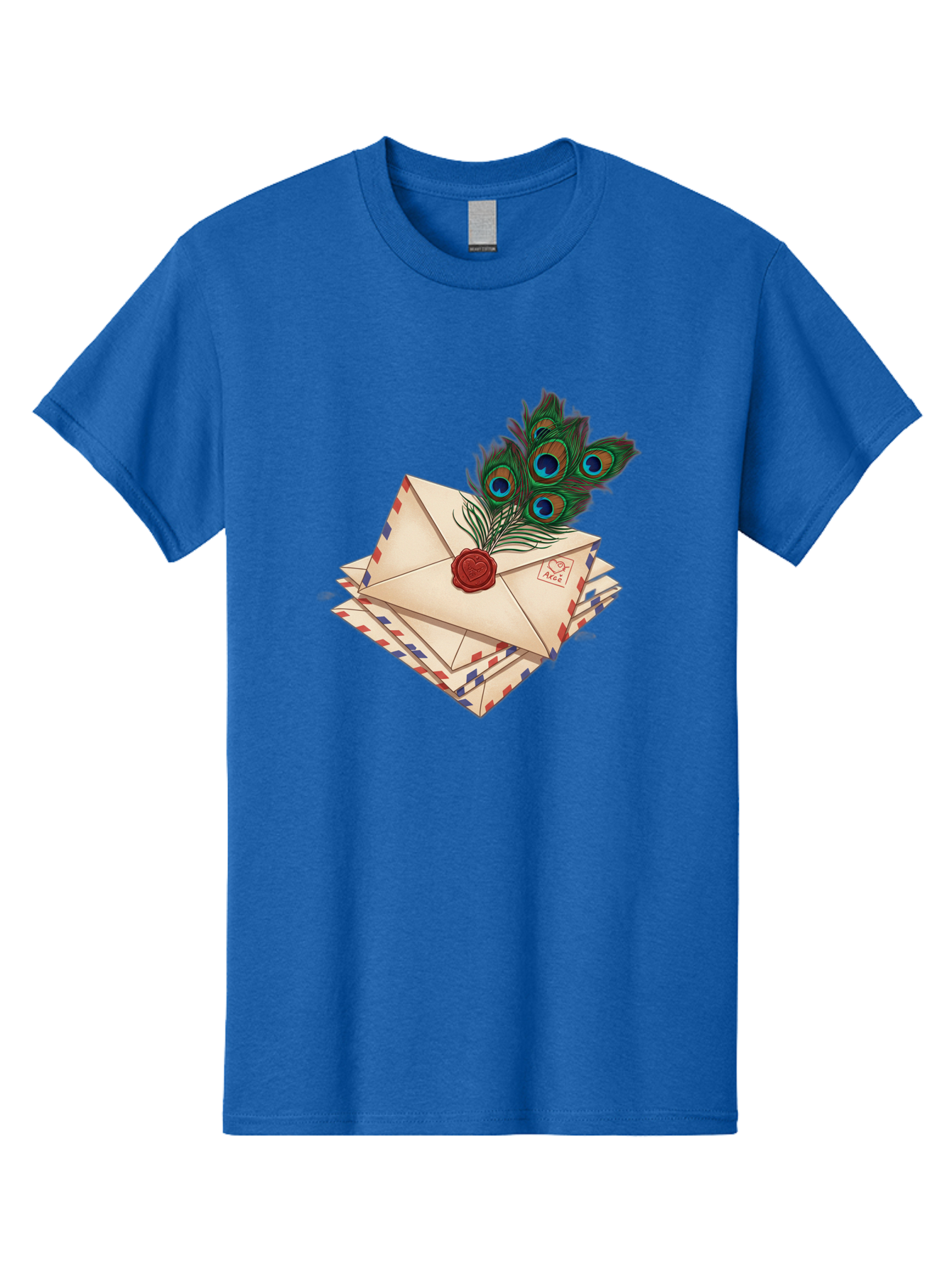 Envelope-With-Peacock-Feather Men'S Graphic Tee, 100% Cotton, Comfortable Casual Summer Wear, Machine Washable, Vintage Camera, Old Camera, Antique Camera, Black Camera, Classic Photography, Photography Equipment, Nostalgic Device, Baj464