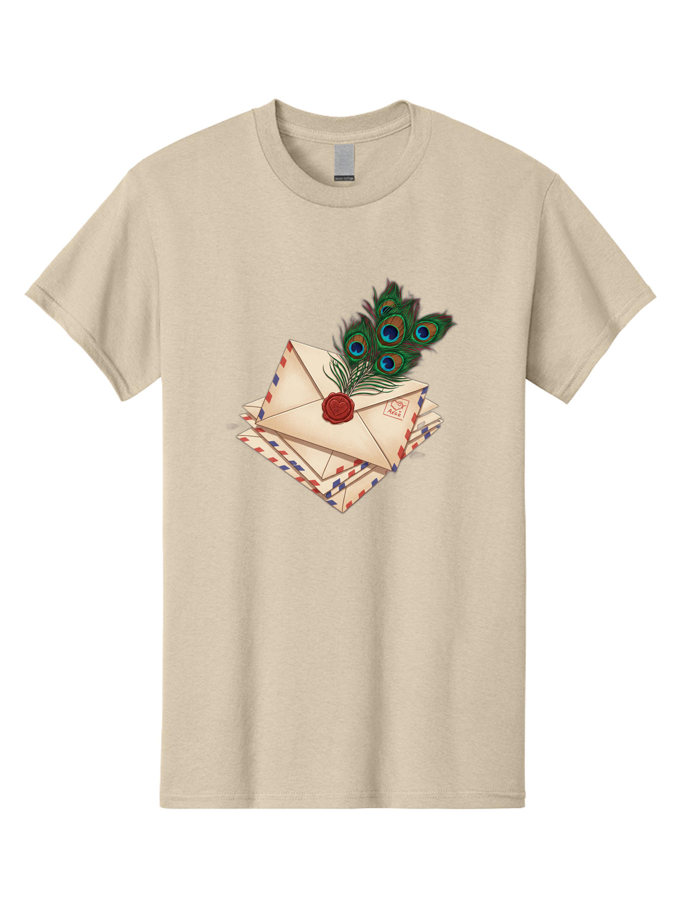 Envelope-With-Peacock-Feather Men'S Graphic Tee, 100% Cotton, Comfortable Casual Summer Wear, Machine Washable, Vintage Camera, Old Camera, Antique Camera, Black Camera, Classic Photography, Photography Equipment, Nostalgic Device, Baj464