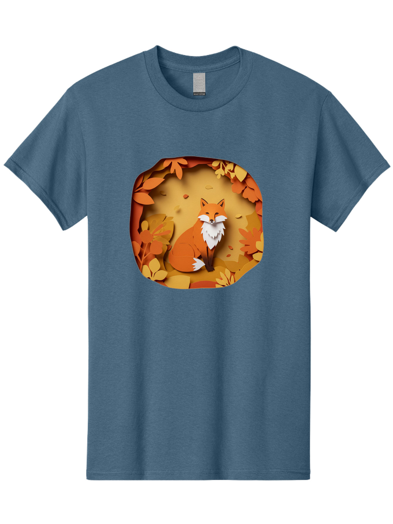 Fox-In-Leaves-1 Men'S Graphic Tee, 100% Cotton, Comfortable Casual Summer Wear, Machine Washable, Vintage Camera, Old Camera, Antique Camera, Black Camera, Classic Photography, Photography Equipment, Nostalgic Device, Film Camera, Camera Art Baj469