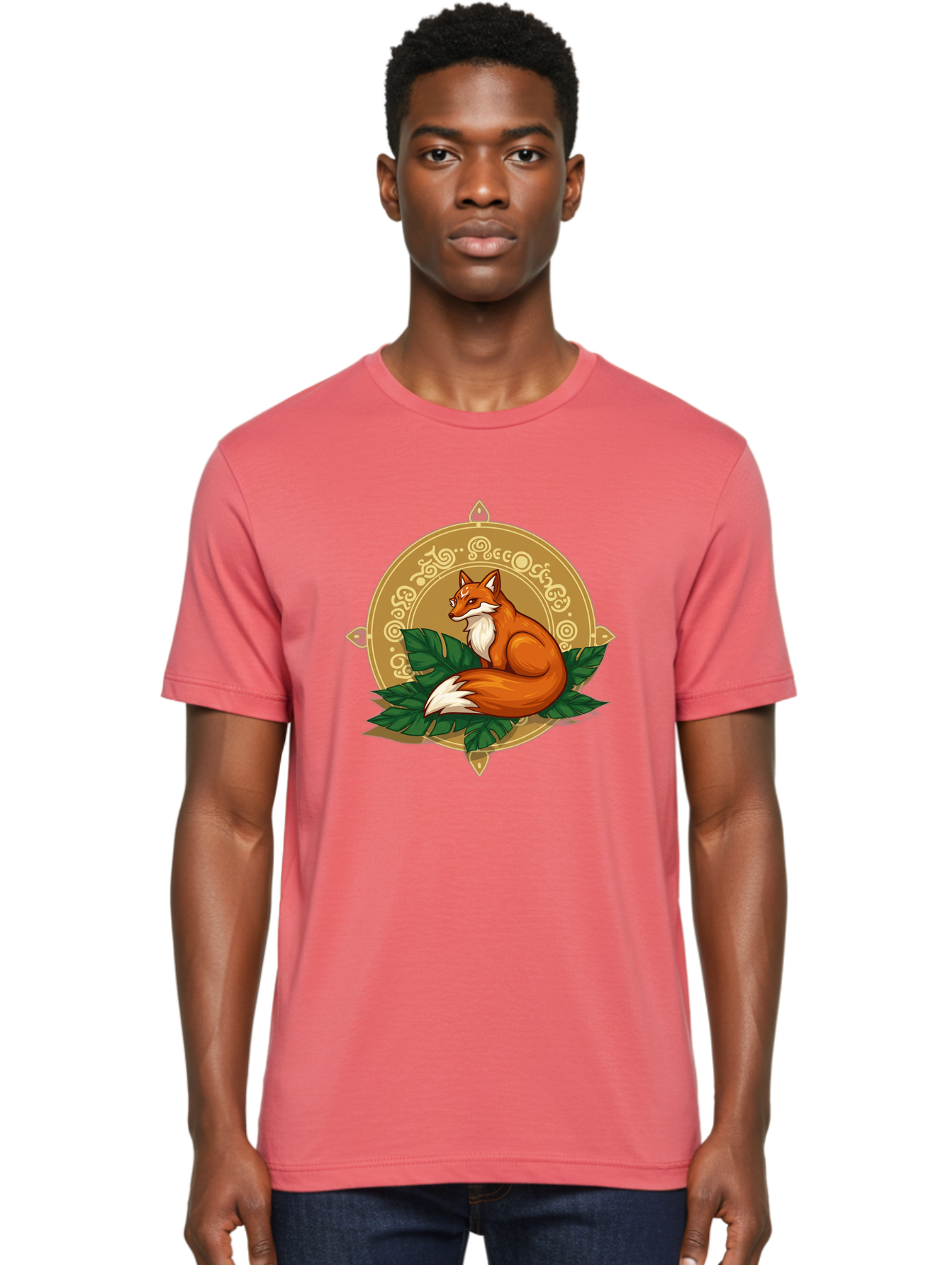 Fox-On-Leaves Men'S Graphic Tee, 100% Cotton, Comfortable Casual Summer Wear, Machine Washable, Vintage Camera, Old Camera, Antique Camera, Black Camera, Classic Photography, Photography Equipment, Nostalgic Device, Film Camera, Camera Art Baj471