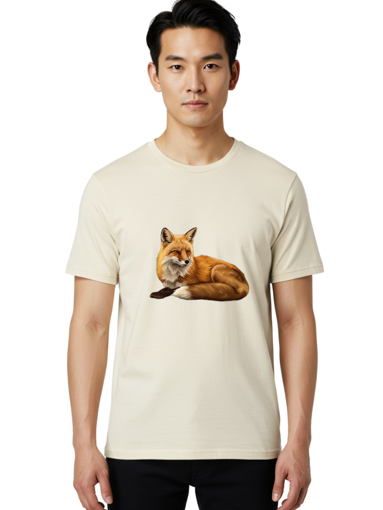 Fox Men'S Graphic Tee, 100% Cotton, Comfortable Casual Summer Wear, Machine Washable, Vintage Camera, Old Camera, Antique Camera, Black Camera, Classic Photography, Photography Equipment, Nostalgic Device, Film Camera, Camera Art Baj472
