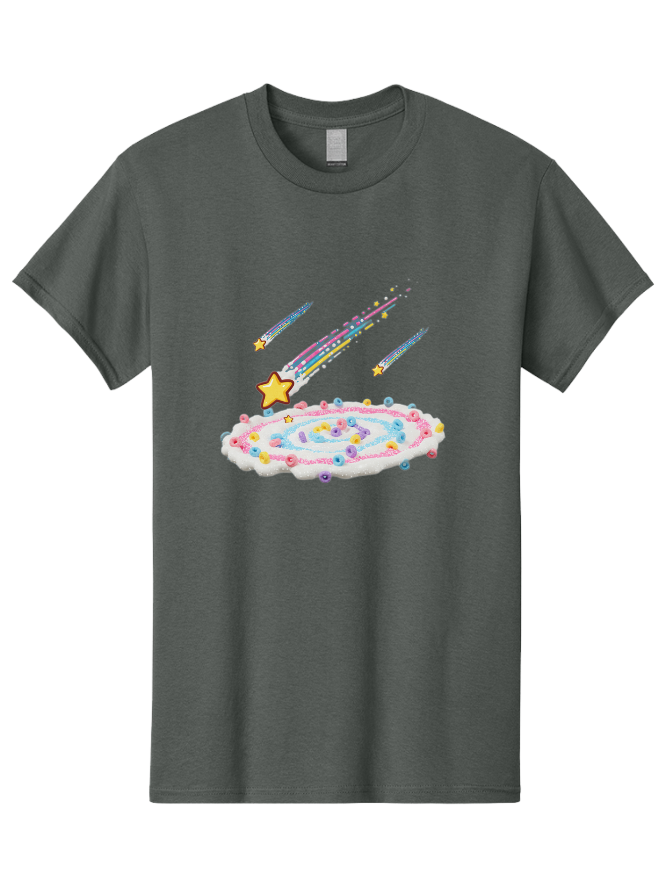 Froot-Loops-Galaxy-Cake Men'S Graphic Tee, 100% Cotton, Comfortable Casual Summer Wear, Machine Washable, Vintage Camera, Old Camera, Antique Camera, Black Camera, Classic Photography, Photography Equipment, Nostalgic Device, Film Camera, Baj473