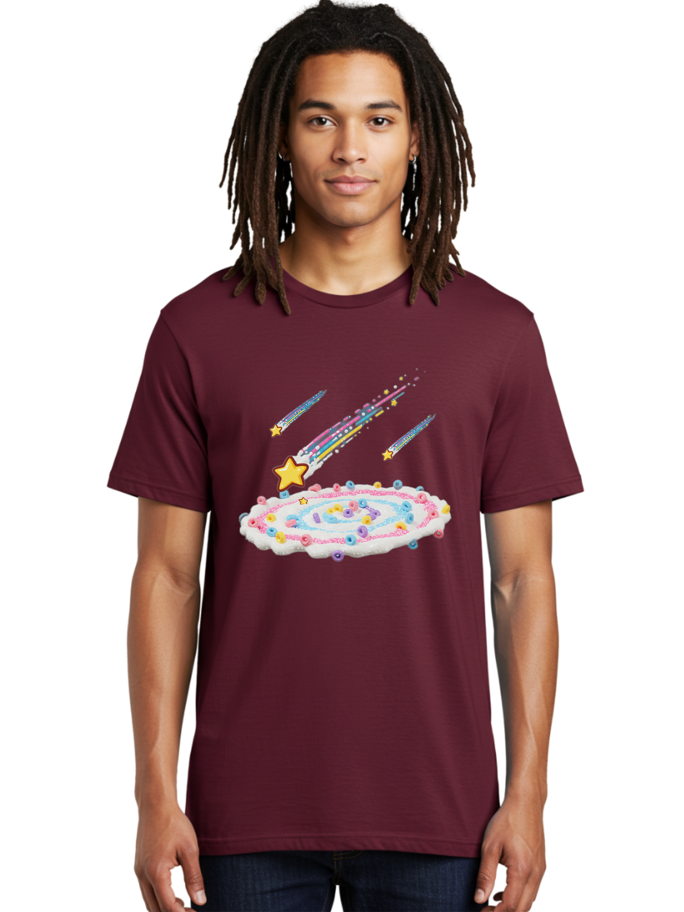 Froot-Loops-Galaxy-Cake Men'S Graphic Tee, 100% Cotton, Comfortable Casual Summer Wear, Machine Washable, Vintage Camera, Old Camera, Antique Camera, Black Camera, Classic Photography, Photography Equipment, Nostalgic Device, Film Camera, Baj473