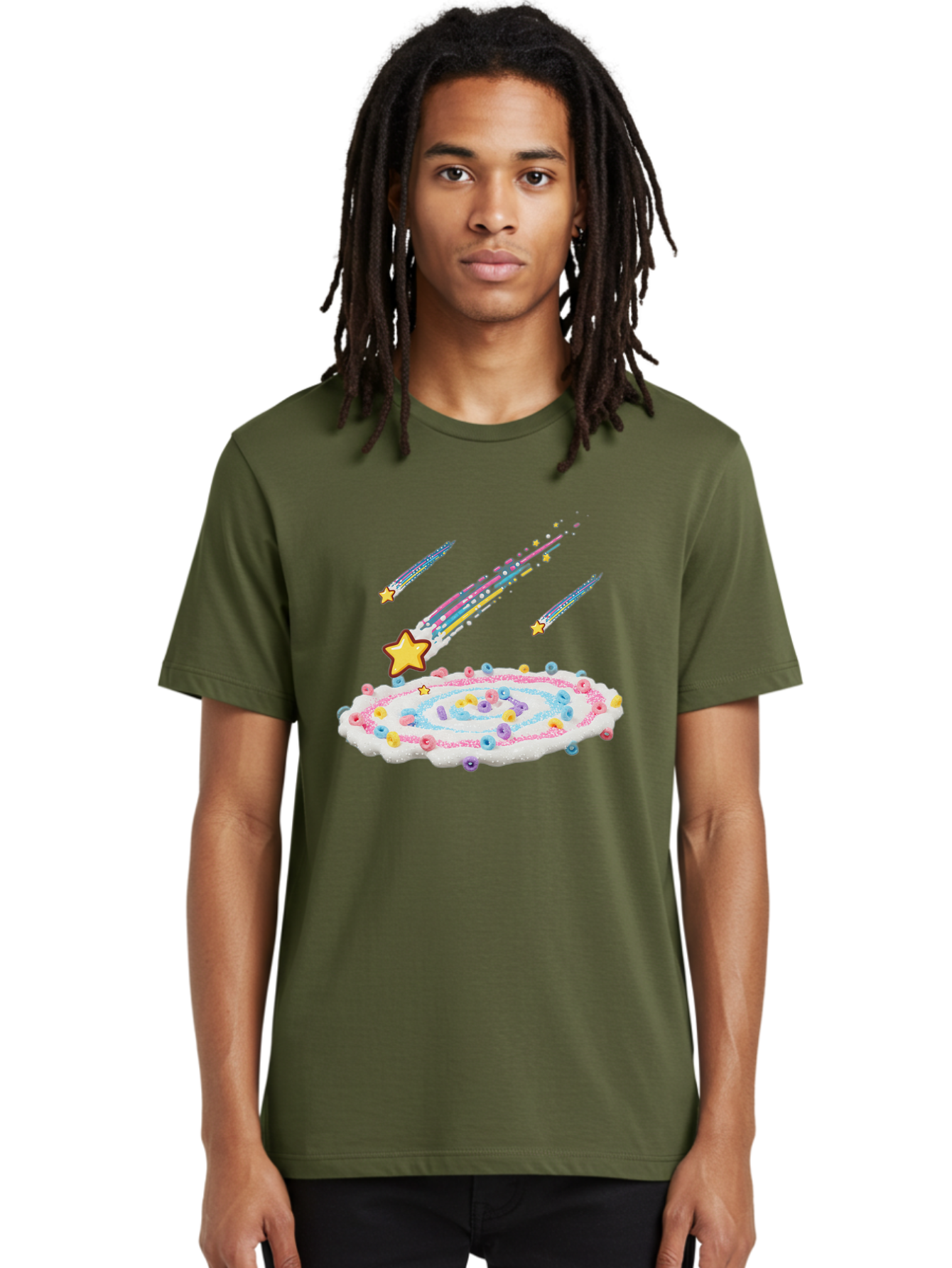 Froot-Loops-Galaxy-Cake Men'S Graphic Tee, 100% Cotton, Comfortable Casual Summer Wear, Machine Washable, Vintage Camera, Old Camera, Antique Camera, Black Camera, Classic Photography, Photography Equipment, Nostalgic Device, Film Camera, Baj473