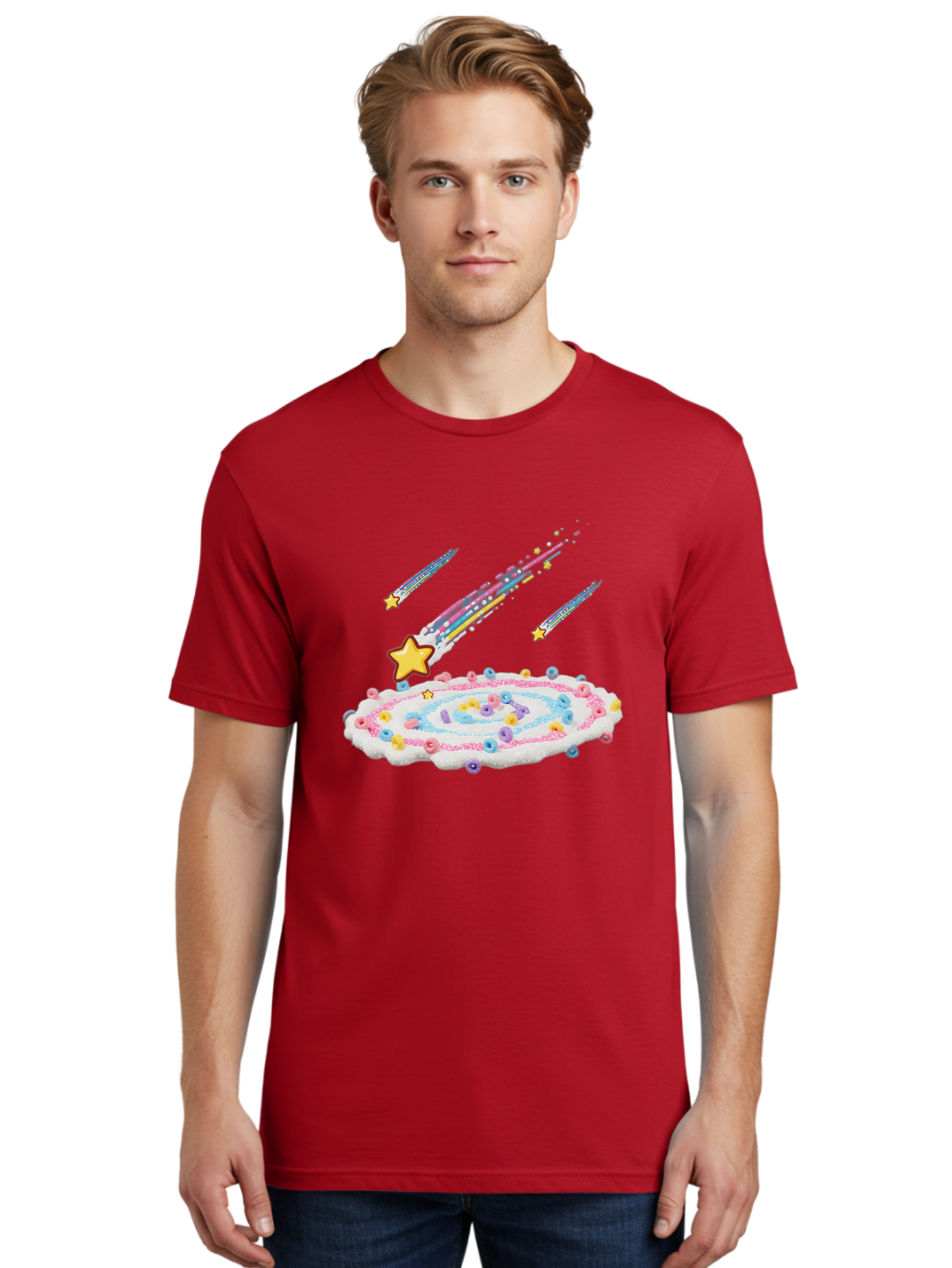 Froot-Loops-Galaxy-Cake Men'S Graphic Tee, 100% Cotton, Comfortable Casual Summer Wear, Machine Washable, Vintage Camera, Old Camera, Antique Camera, Black Camera, Classic Photography, Photography Equipment, Nostalgic Device, Film Camera, Baj473