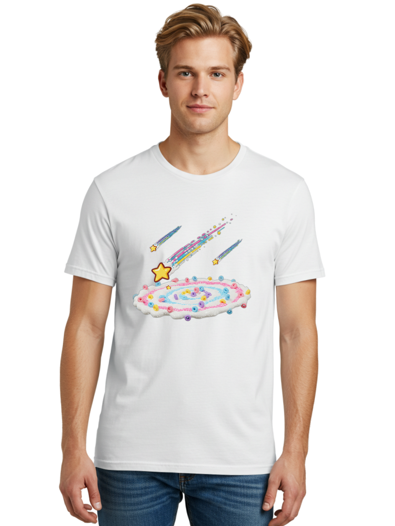 Froot-Loops-Galaxy-Cake Men'S Graphic Tee, 100% Cotton, Comfortable Casual Summer Wear, Machine Washable, Vintage Camera, Old Camera, Antique Camera, Black Camera, Classic Photography, Photography Equipment, Nostalgic Device, Film Camera, Baj473