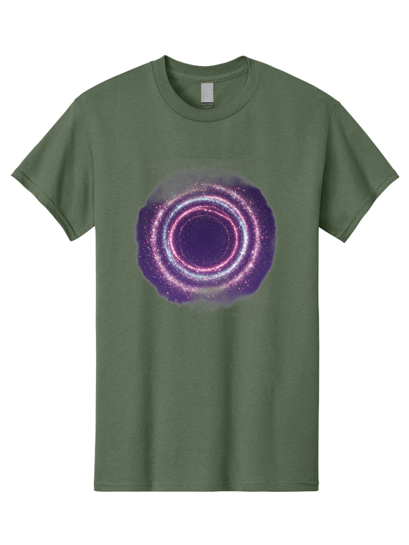 Galaxy-Circle Men'S Graphic Tee, 100% Cotton, Comfortable Casual Summer Wear, Machine Washable, Vintage Camera, Old Camera, Antique Camera, Black Camera, Classic Photography, Photography Equipment, Nostalgic Device, Film Camera, Camera Art Baj475
