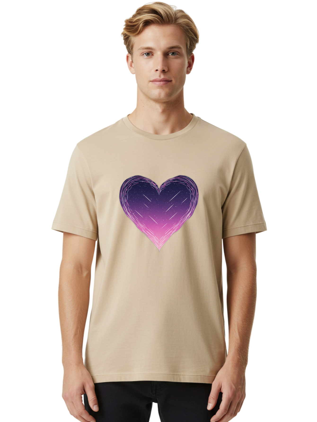 Galaxy-Heart Men'S Graphic Tee, 100% Cotton, Comfortable Casual Summer Wear, Machine Washable, Vintage Camera, Old Camera, Antique Camera, Black Camera, Classic Photography, Photography Equipment, Nostalgic Device, Film Camera, Camera Art Baj476