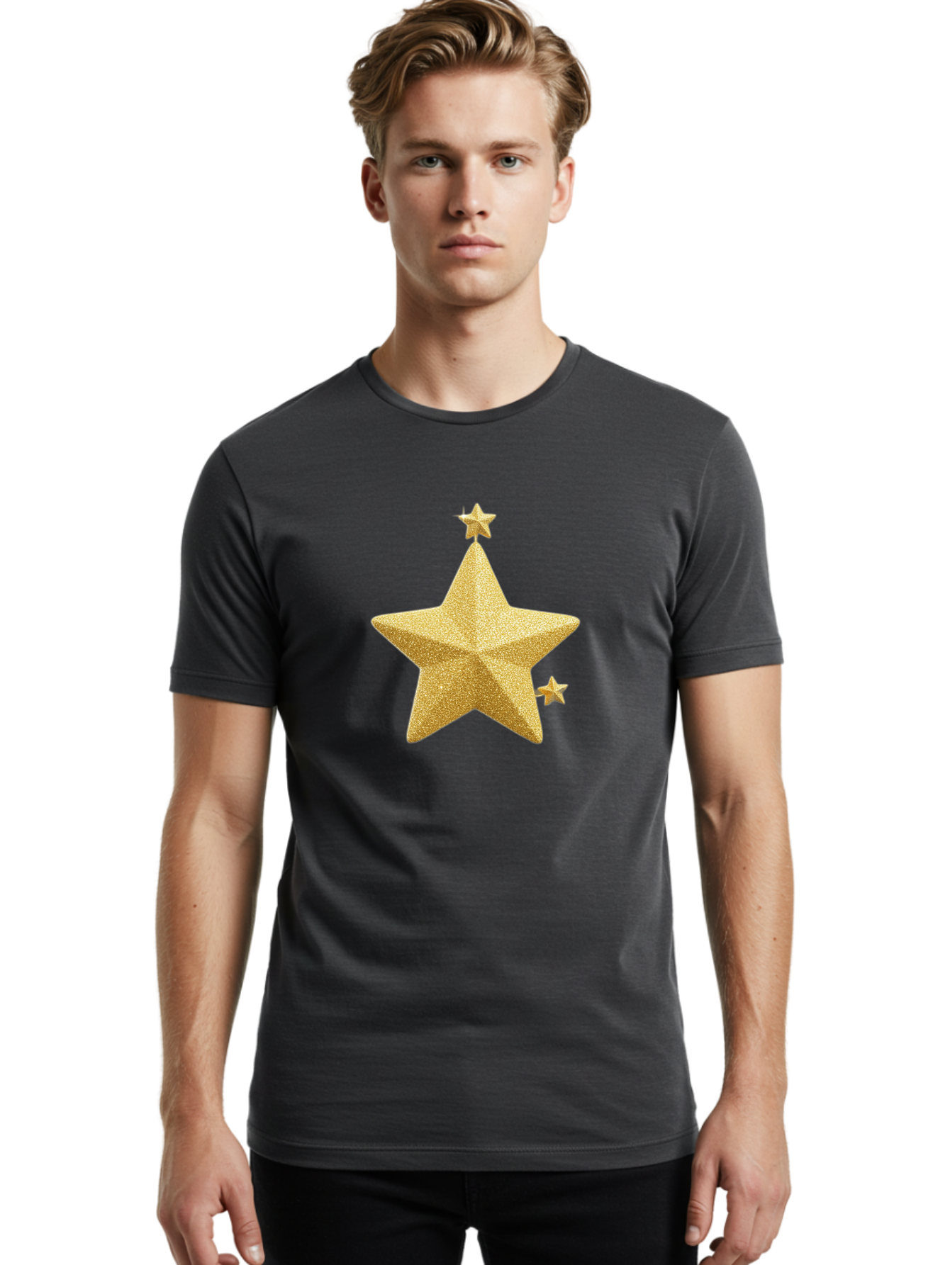 Golden-Stars Men'S Graphic Tee, 100% Cotton, Comfortable Casual Summer Wear, Machine Washable, Vintage Camera, Old Camera, Antique Camera, Black Camera, Classic Photography, Photography Equipment, Nostalgic Device, Film Camera, Camera Art Baj481