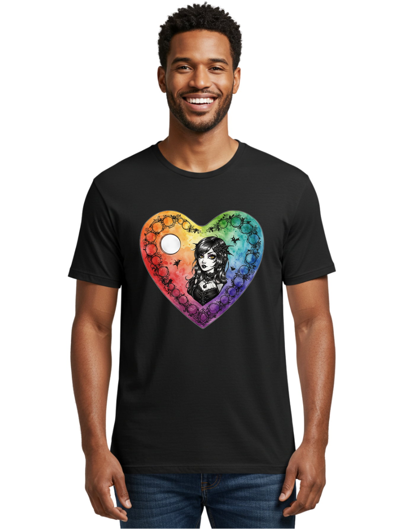 Goth-Girl-Heart Men'S Graphic Tee, 100% Cotton, Comfortable Casual Summer Wear, Machine Washable, Vintage Camera, Old Camera, Antique Camera, Black Camera, Classic Photography, Photography Equipment, Nostalgic Device, Film Camera, Camera Art Baj482