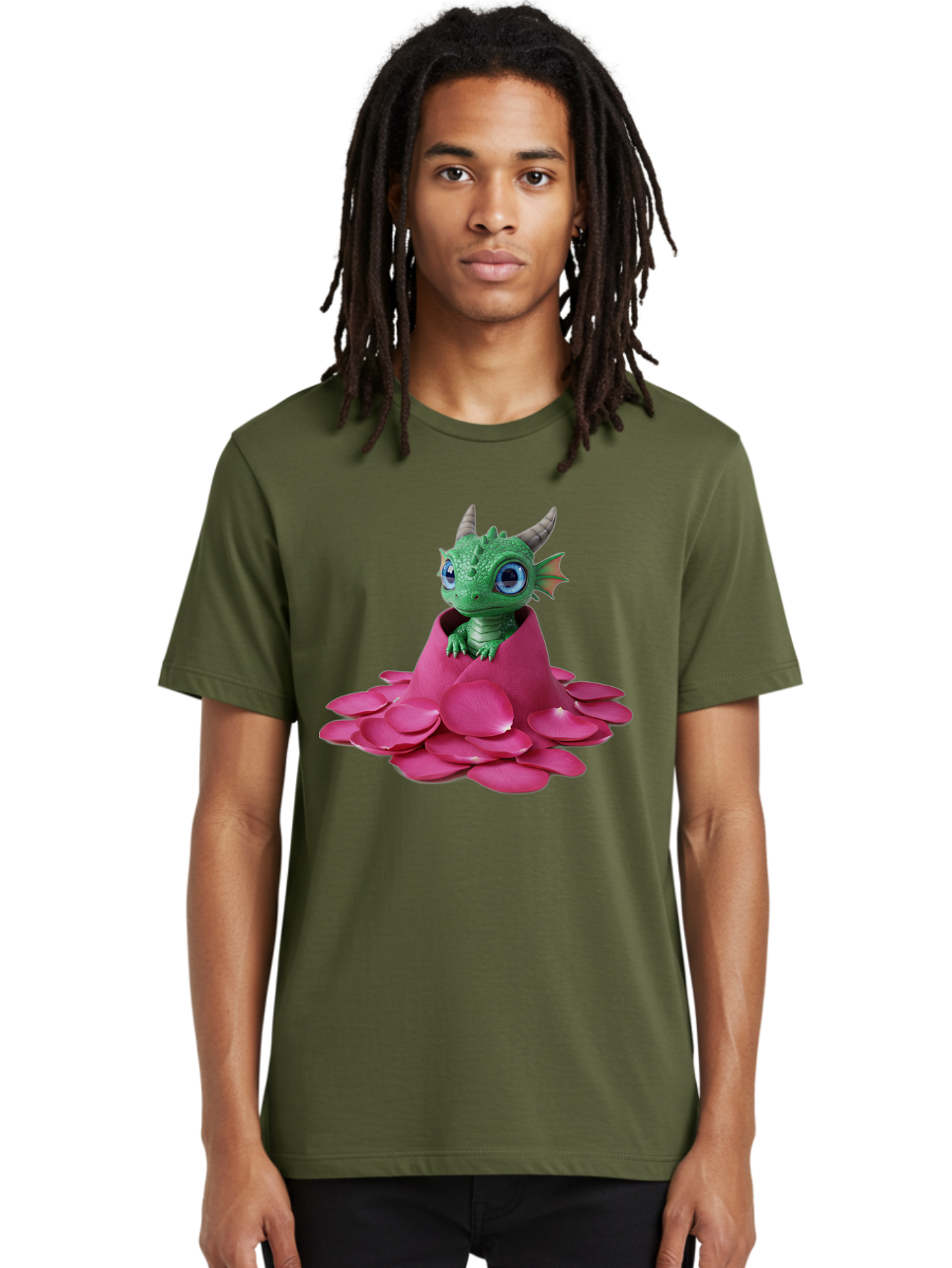 Green-Dragon-Hatching Men'S Graphic Tee, 100% Cotton, Comfortable Casual Summer Wear, Machine Washable, Vintage Camera, Old Camera, Antique Camera, Black Camera, Classic Photography, Photography Equipment, Nostalgic Device, Film Camera, Baj485