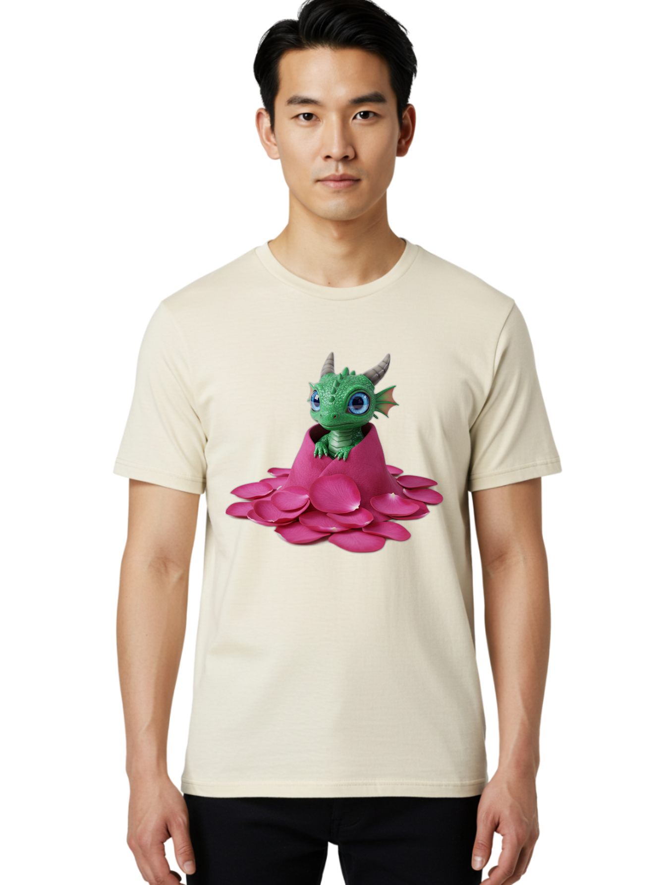 Green-Dragon-Hatching Men'S Graphic Tee, 100% Cotton, Comfortable Casual Summer Wear, Machine Washable, Vintage Camera, Old Camera, Antique Camera, Black Camera, Classic Photography, Photography Equipment, Nostalgic Device, Film Camera, Baj485