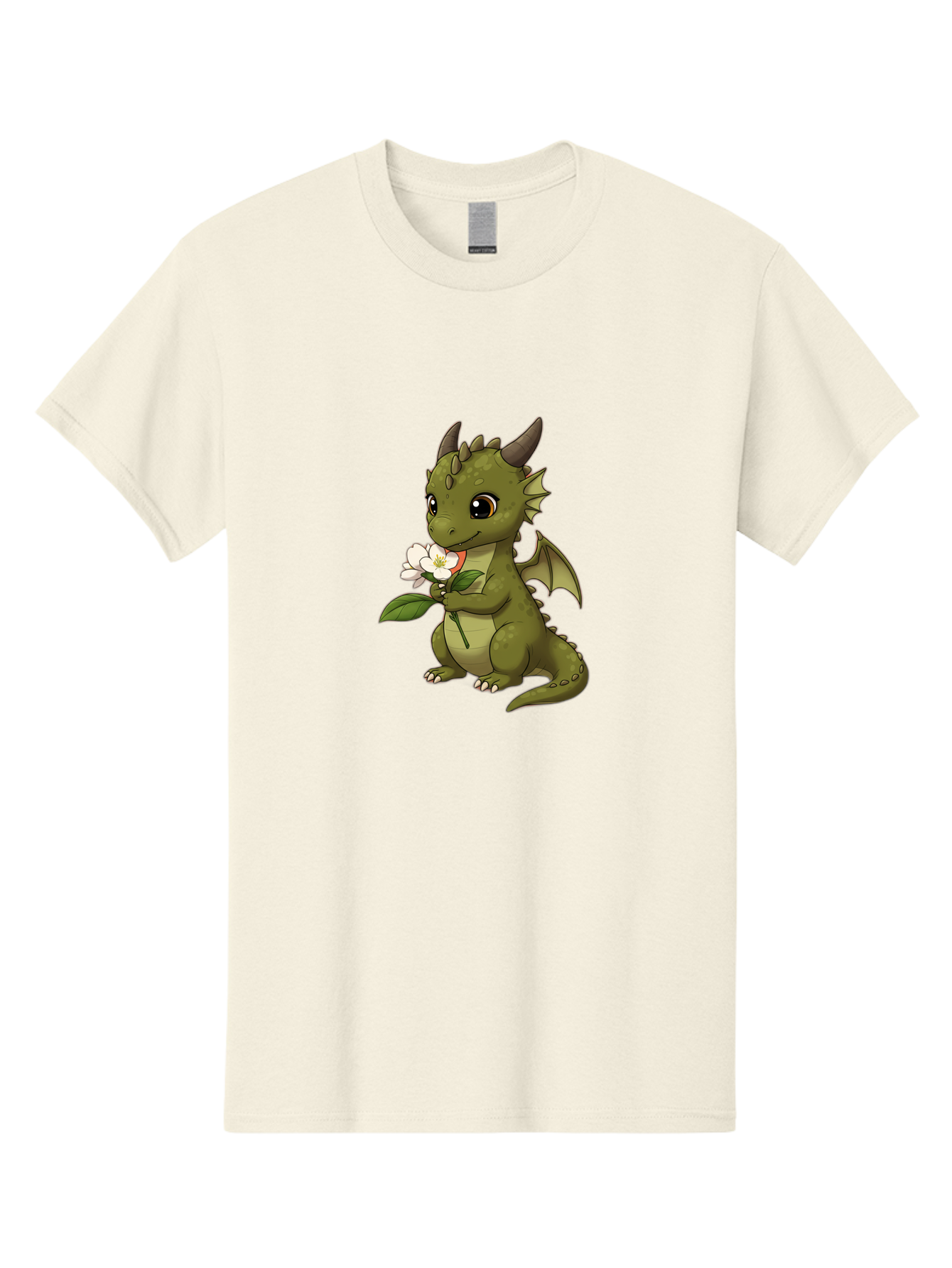 Green-Dragon-With-Flower Men'S Graphic Tee, 100% Cotton, Comfortable Casual Summer Wear, Machine Washable, Vintage Camera, Old Camera, Antique Camera, Black Camera, Classic Photography, Photography Equipment, Nostalgic Device, Film Camera, Baj486