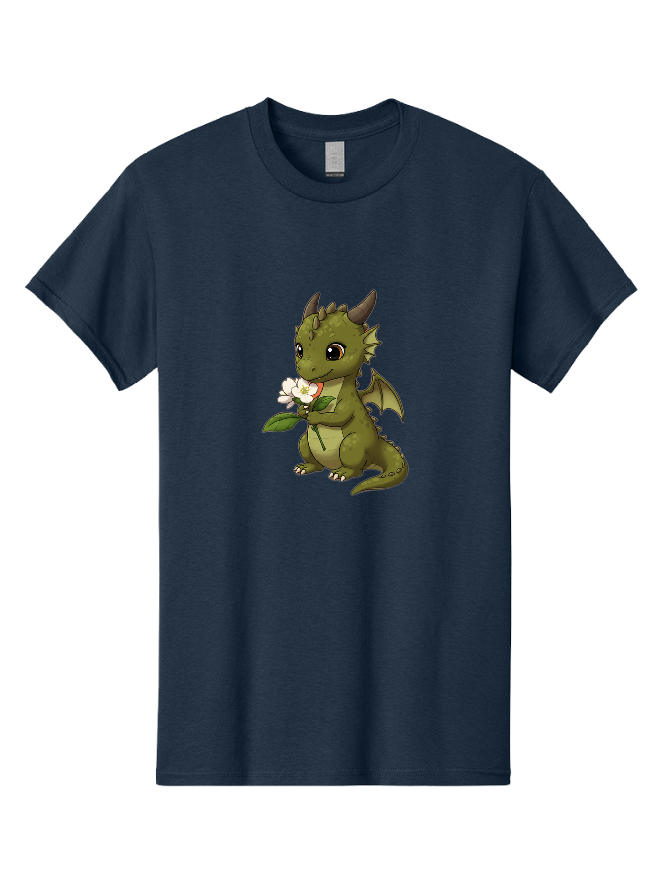 Green-Dragon-With-Flower Men'S Graphic Tee, 100% Cotton, Comfortable Casual Summer Wear, Machine Washable, Vintage Camera, Old Camera, Antique Camera, Black Camera, Classic Photography, Photography Equipment, Nostalgic Device, Film Camera, Baj486
