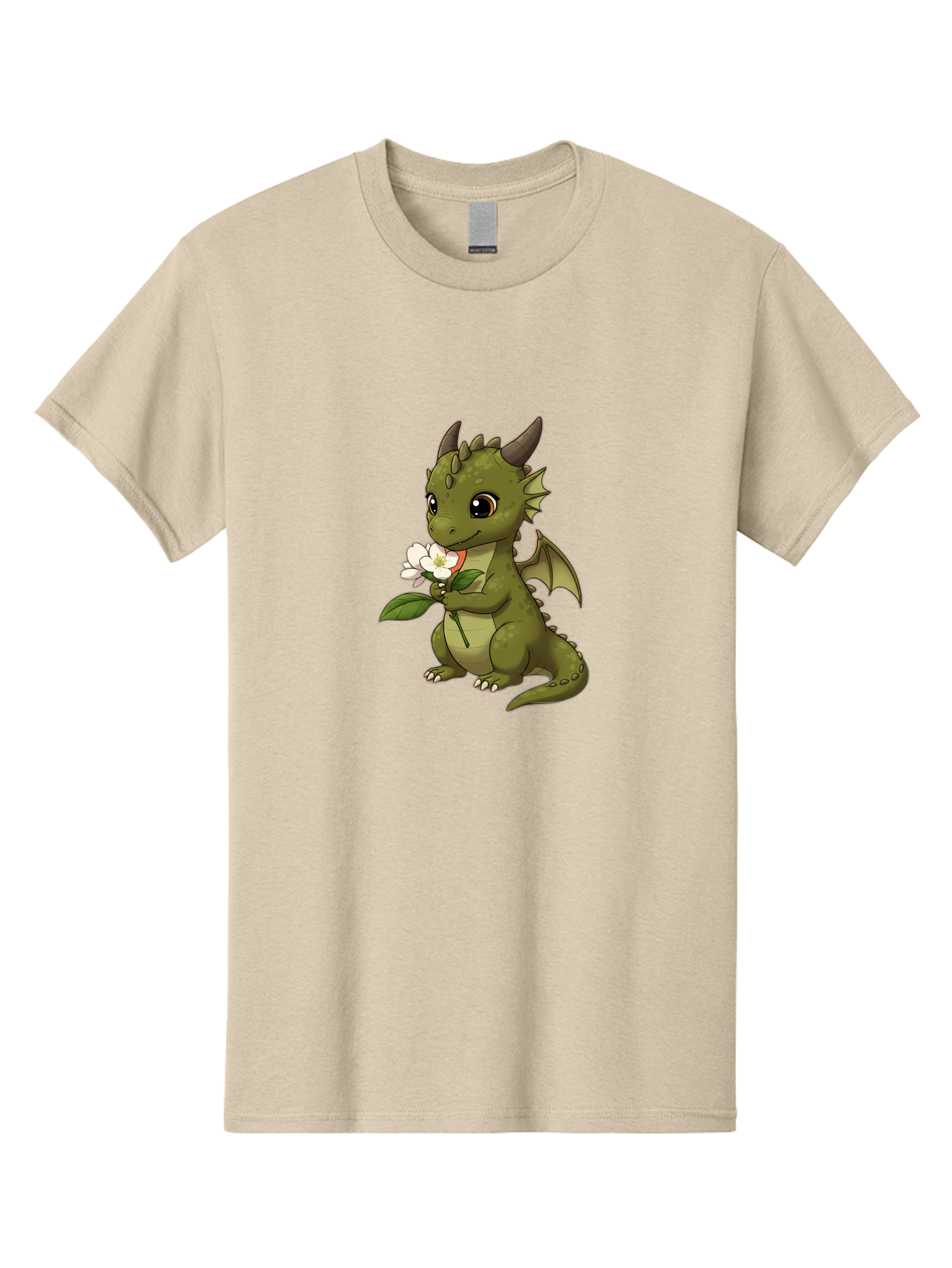 Green-Dragon-With-Flower Men'S Graphic Tee, 100% Cotton, Comfortable Casual Summer Wear, Machine Washable, Vintage Camera, Old Camera, Antique Camera, Black Camera, Classic Photography, Photography Equipment, Nostalgic Device, Film Camera, Baj486