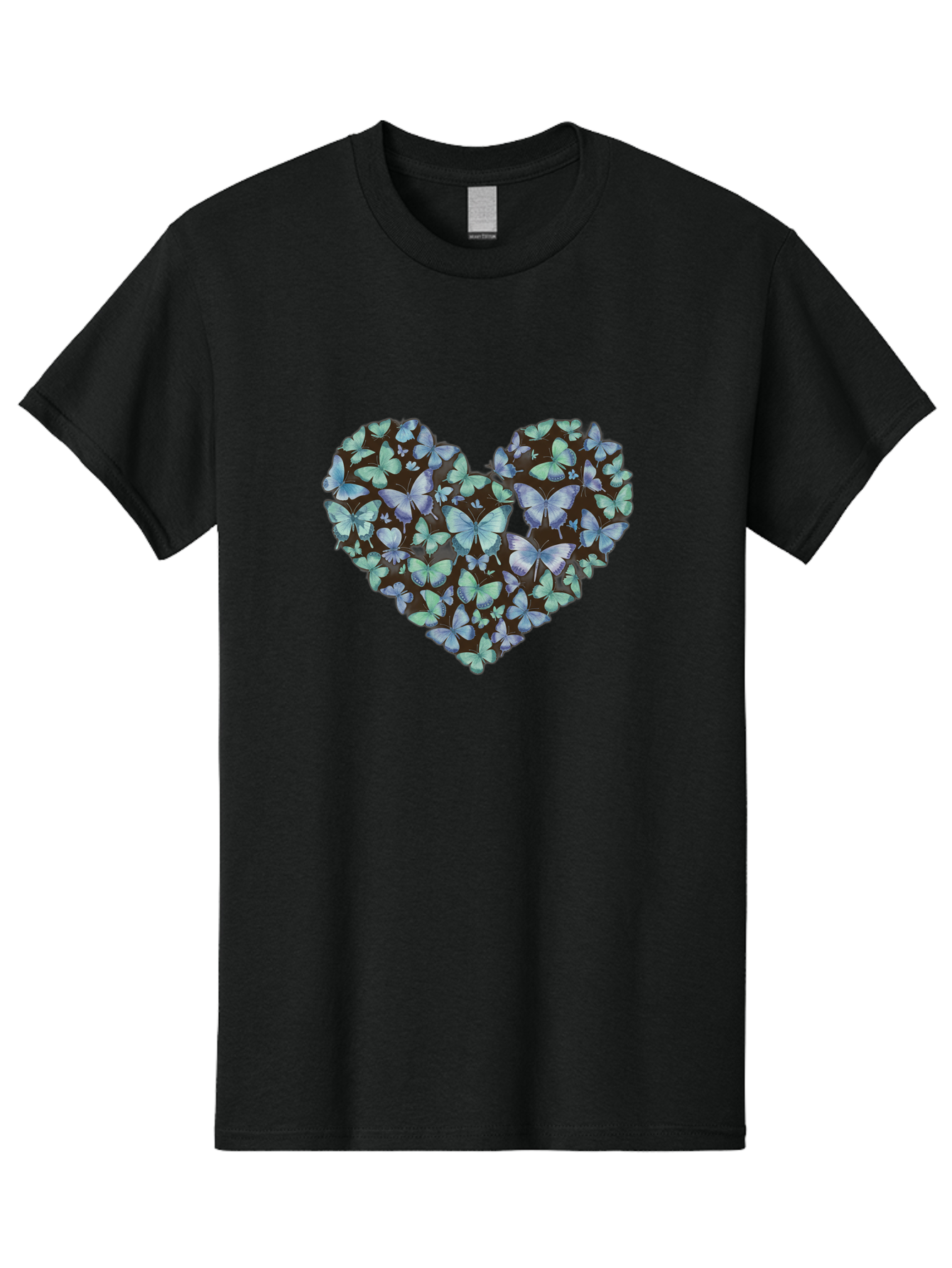 Heart-Of-Butterflies-1 Men'S Graphic Tee, 100% Cotton, Comfortable Casual Summer Wear, Machine Washable, Vintage Camera, Old Camera, Antique Camera, Black Camera, Classic Photography, Photography Equipment, Nostalgic Device, Film Camera, Baj488