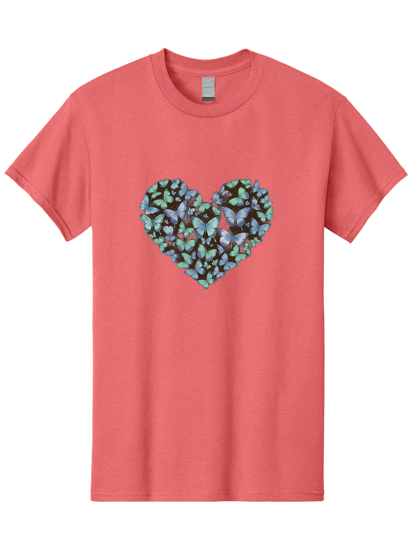 Heart-Of-Butterflies-1 Men'S Graphic Tee, 100% Cotton, Comfortable Casual Summer Wear, Machine Washable, Vintage Camera, Old Camera, Antique Camera, Black Camera, Classic Photography, Photography Equipment, Nostalgic Device, Film Camera, Baj488