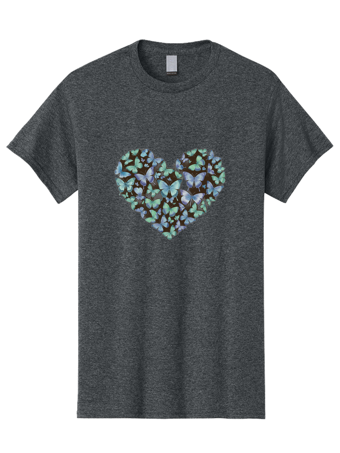 Heart-Of-Butterflies-1 Men'S Graphic Tee, 100% Cotton, Comfortable Casual Summer Wear, Machine Washable, Vintage Camera, Old Camera, Antique Camera, Black Camera, Classic Photography, Photography Equipment, Nostalgic Device, Film Camera, Baj488