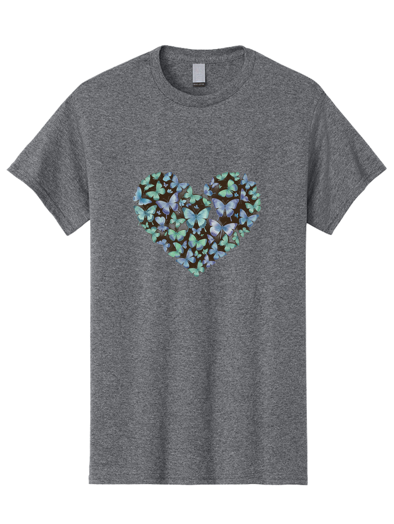 Heart-Of-Butterflies-1 Men'S Graphic Tee, 100% Cotton, Comfortable Casual Summer Wear, Machine Washable, Vintage Camera, Old Camera, Antique Camera, Black Camera, Classic Photography, Photography Equipment, Nostalgic Device, Film Camera, Baj488