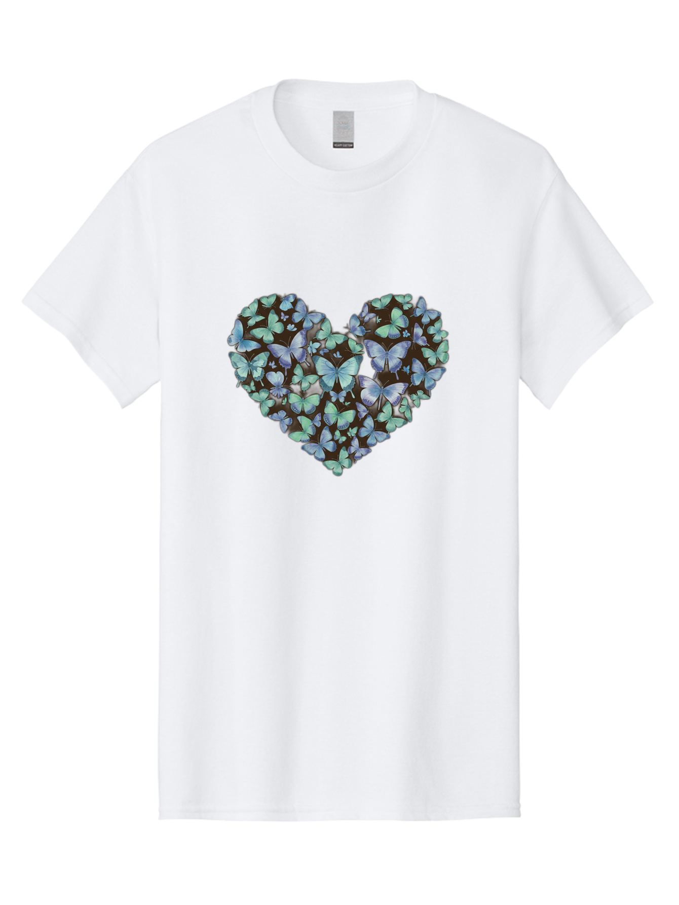 Heart-Of-Butterflies-1 Men'S Graphic Tee, 100% Cotton, Comfortable Casual Summer Wear, Machine Washable, Vintage Camera, Old Camera, Antique Camera, Black Camera, Classic Photography, Photography Equipment, Nostalgic Device, Film Camera, Baj488