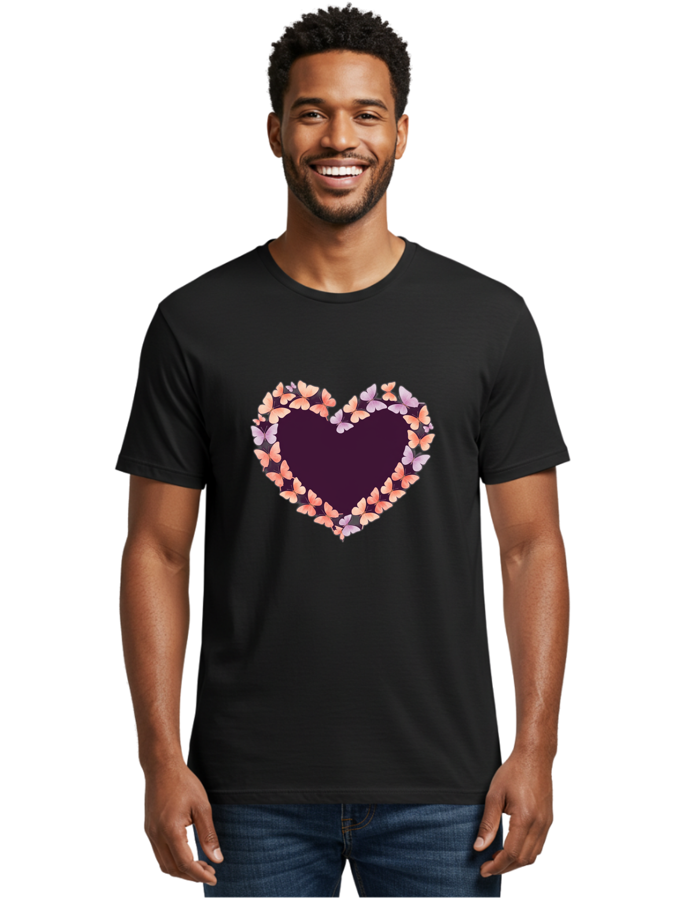Heart-Of-Butterflies Men'S Graphic Tee, 100% Cotton, Comfortable Casual Summer Wear, Machine Washable, Vintage Camera, Old Camera, Antique Camera, Black Camera, Classic Photography, Photography Equipment, Nostalgic Device, Film Camera, Baj489