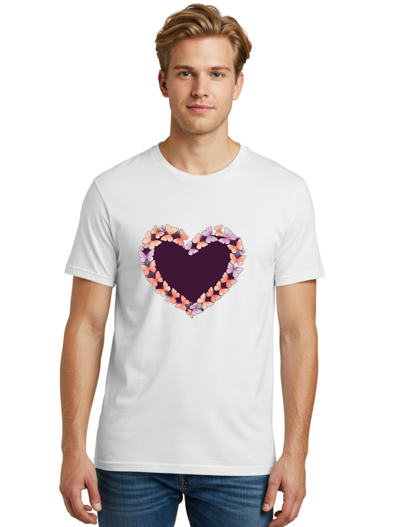 Heart-Of-Butterflies Men'S Graphic Tee, 100% Cotton, Comfortable Casual Summer Wear, Machine Washable, Vintage Camera, Old Camera, Antique Camera, Black Camera, Classic Photography, Photography Equipment, Nostalgic Device, Film Camera, Baj489