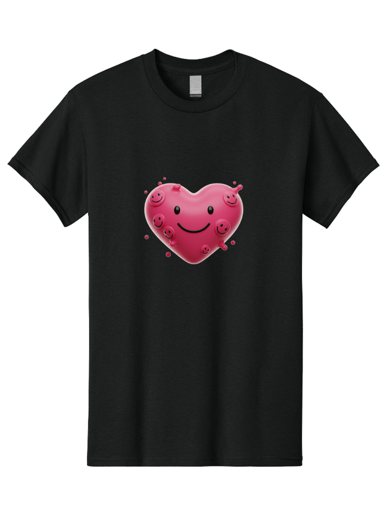 Heart-Smiley-Face Men'S Graphic Tee, 100% Cotton, Comfortable Casual Summer Wear, Machine Washable, Vintage Camera, Old Camera, Antique Camera, Black Camera, Classic Photography, Photography Equipment, Nostalgic Device, Film Camera, Camera Art Baj492